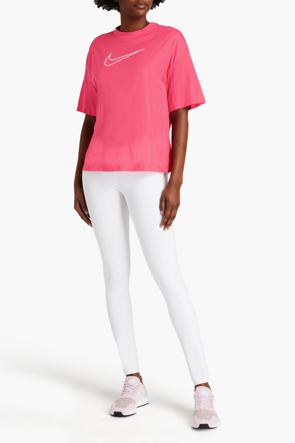 NIKE Printed mesh T-shirt