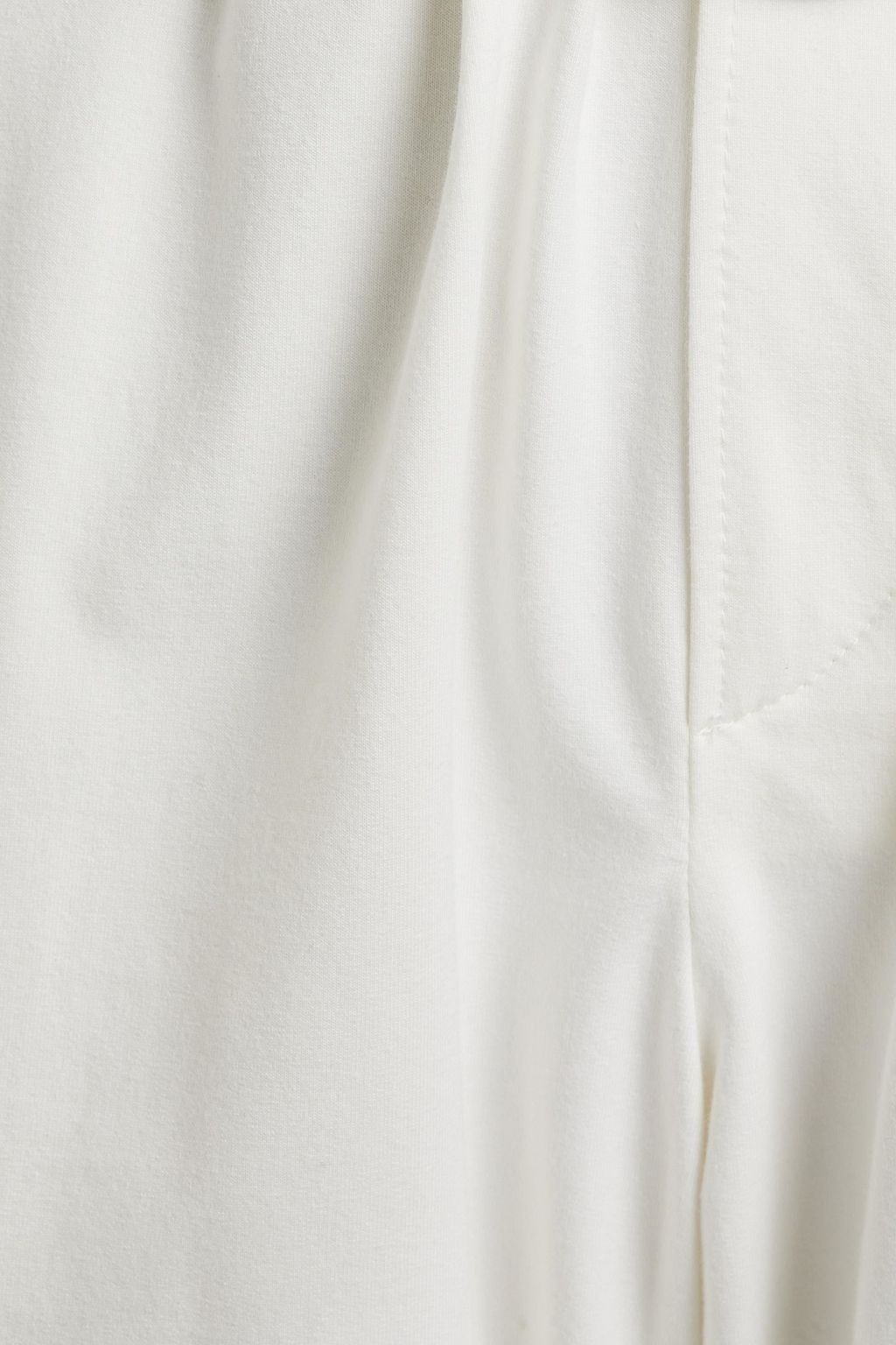 BRUNELLO CUCINELLI Karottenhose aus Frottee aus einer Baumwollmischung mit Gürtel