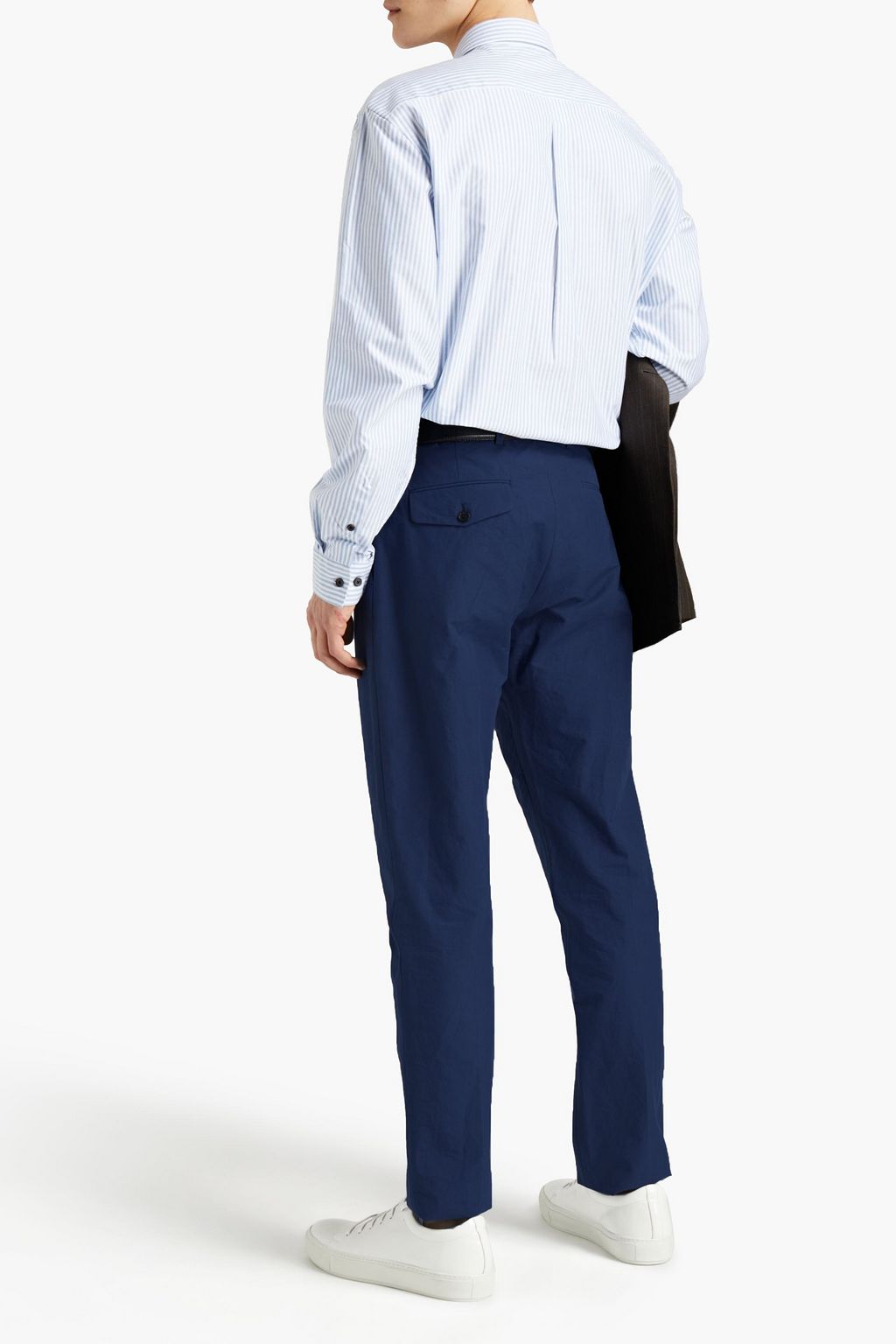 ACNE STUDIOS Pleated cotton-poplin chinos