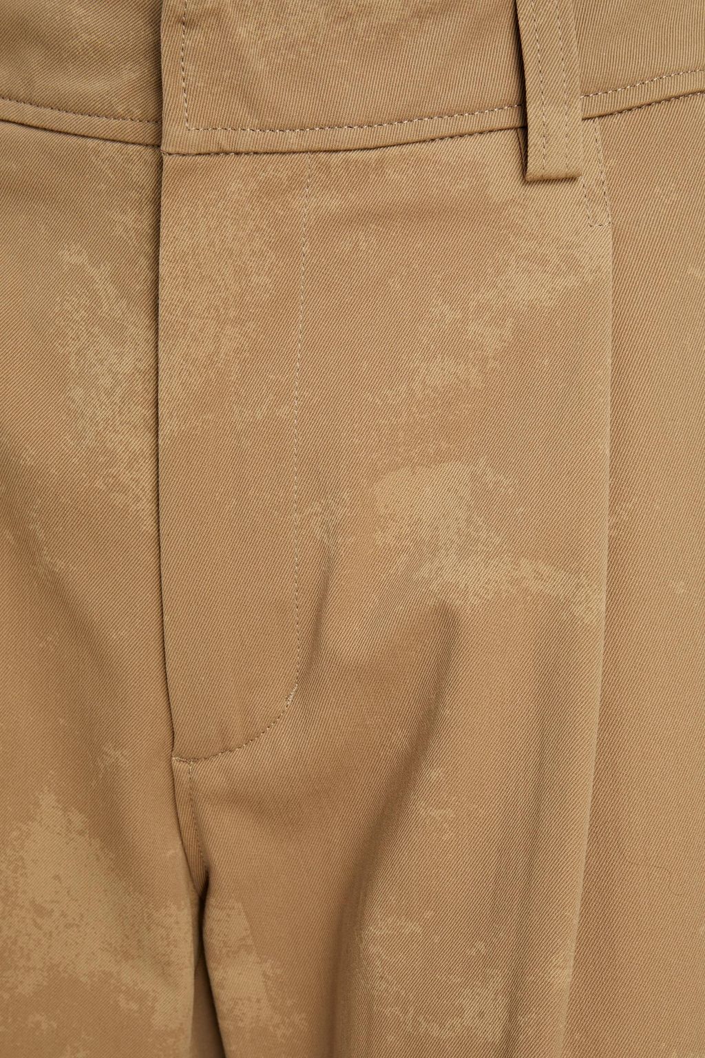 ACNE STUDIOS Printed cotton-twill suit pants