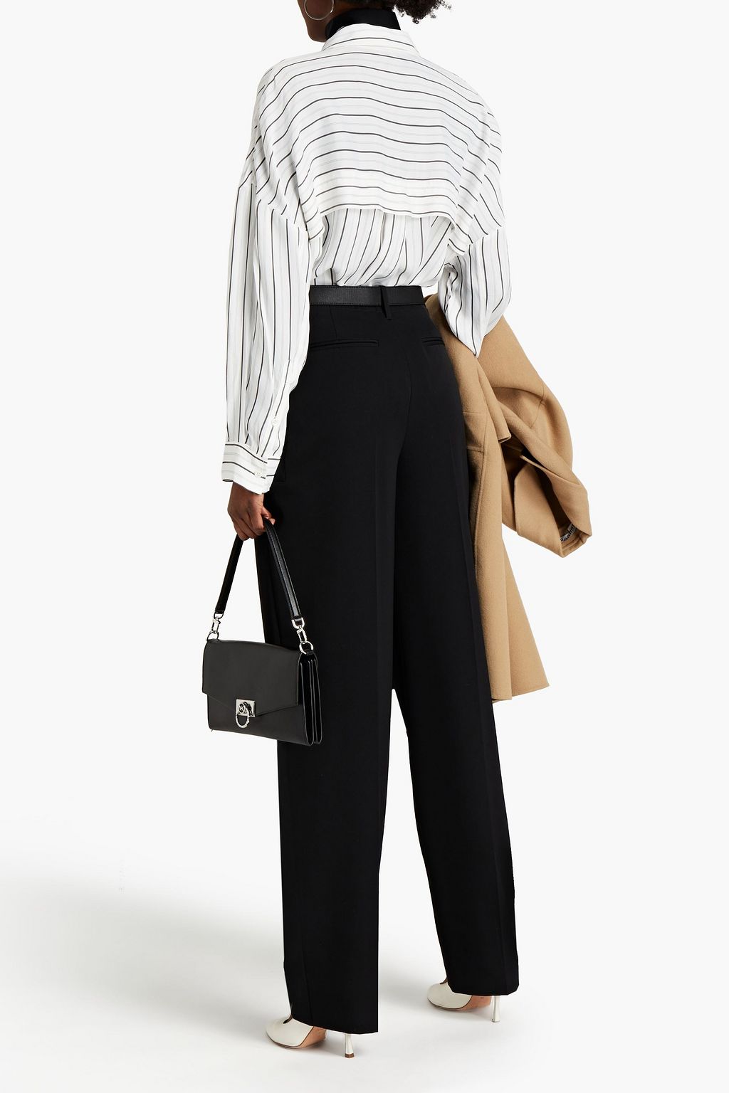 STELLA MCCARTNEY Wool-twill tapered pants