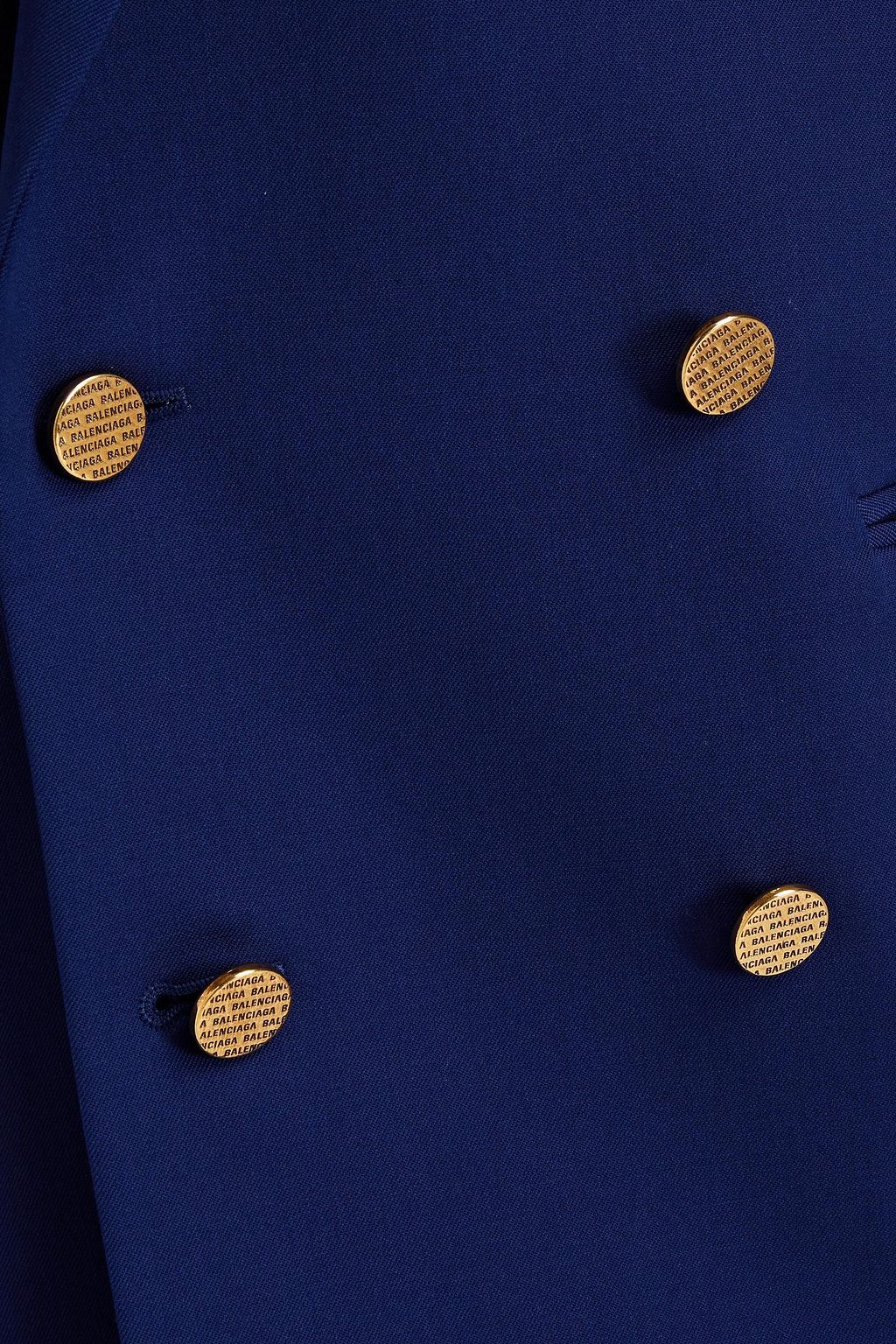 BALENCIAGA Double-breasted wool-blend twill blazer