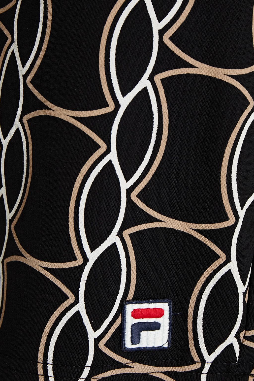 FILA Hadria printed cotton-blend jersey mini skirt