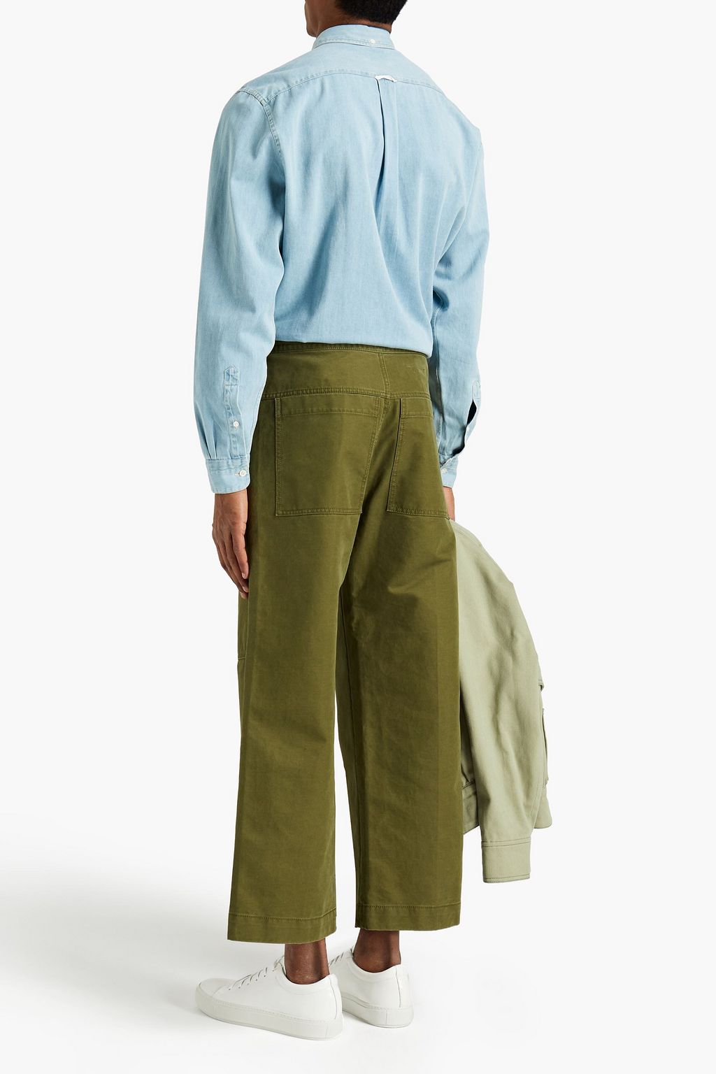 ACNE STUDIOS Cropped cotton-twill chinos