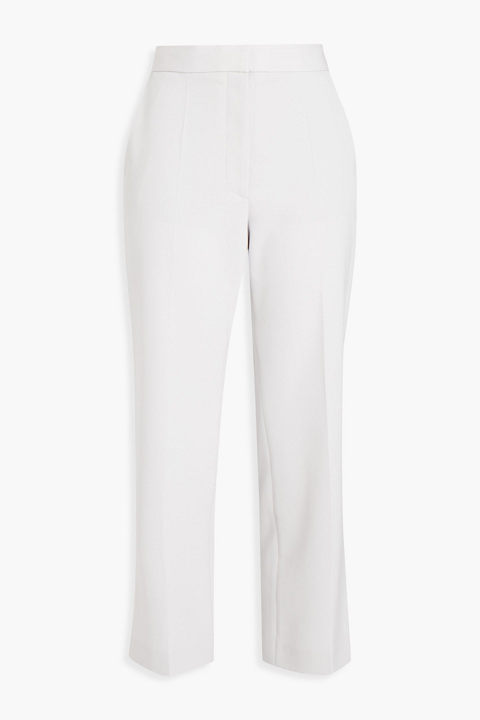 Stella Mccartney Woman Cropped Wool-twill Straight-leg Pants Light Gray Size 40