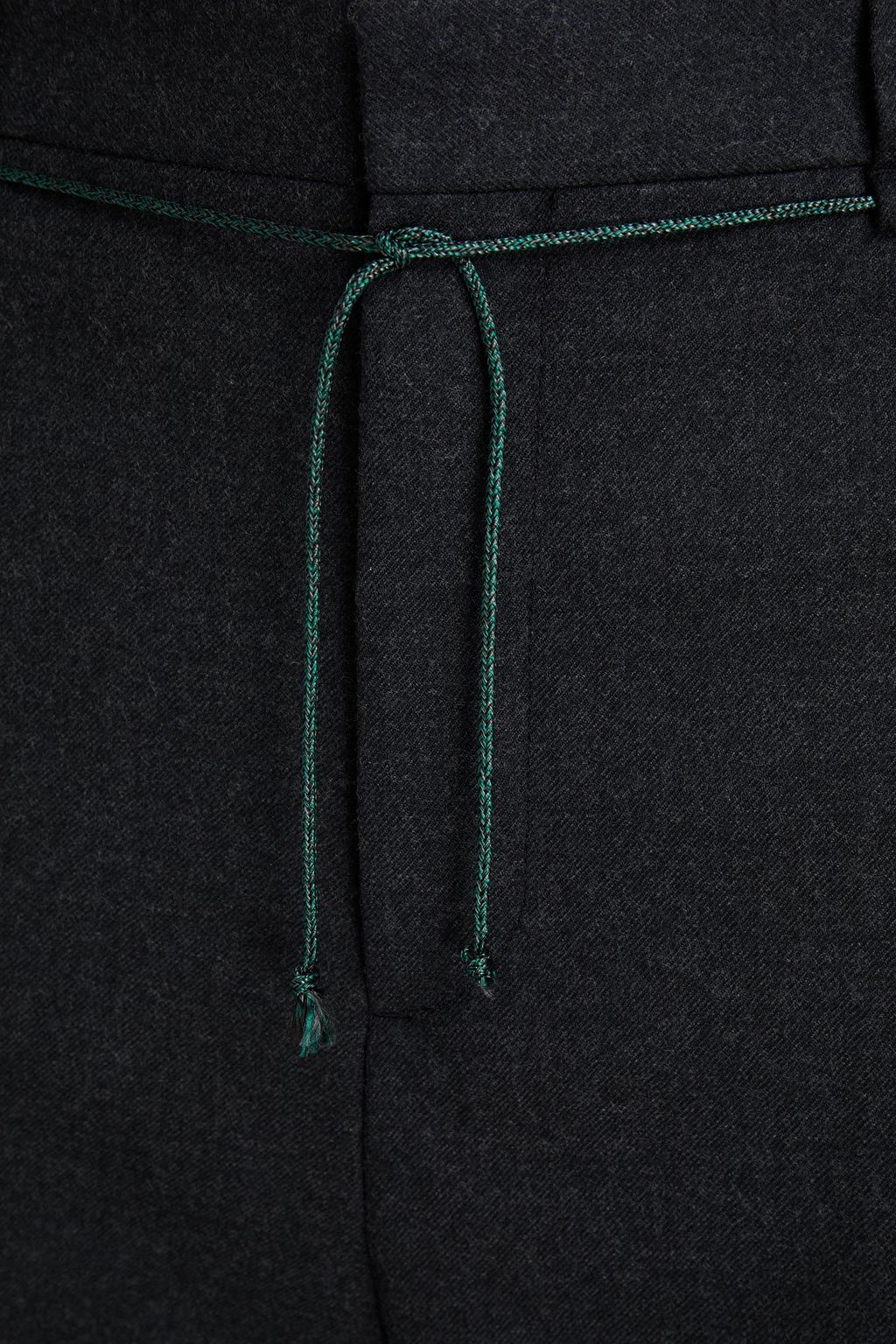 ACNE STUDIOS Belted brushed wool-twill suit pants