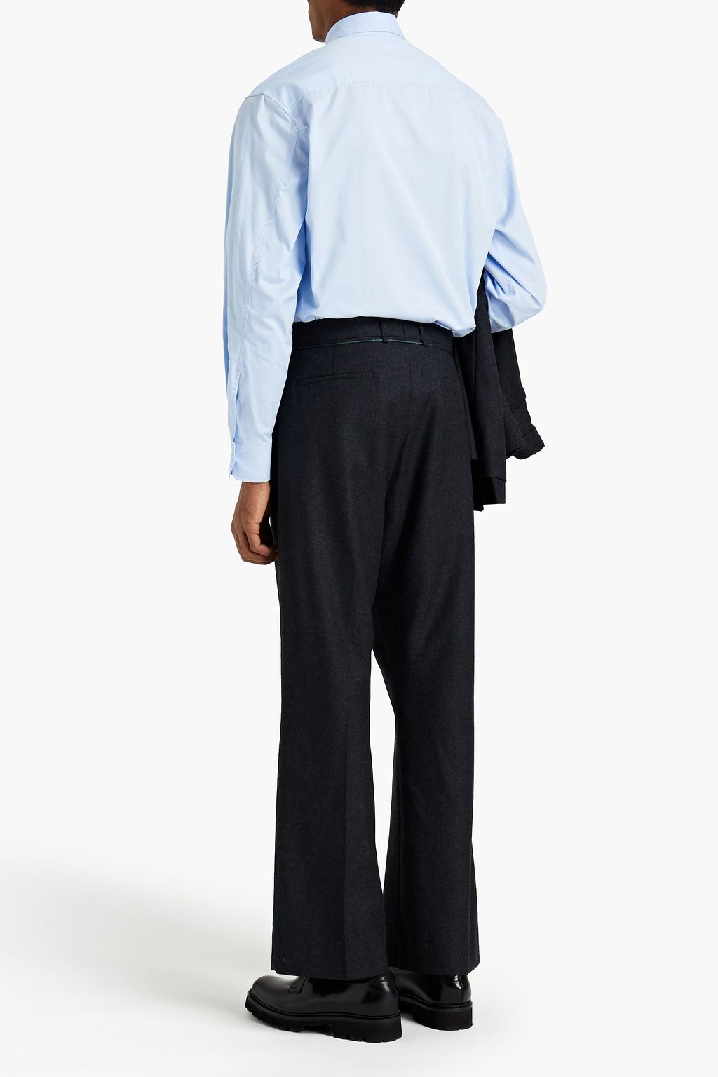 ACNE STUDIOS Belted brushed wool-twill suit pants