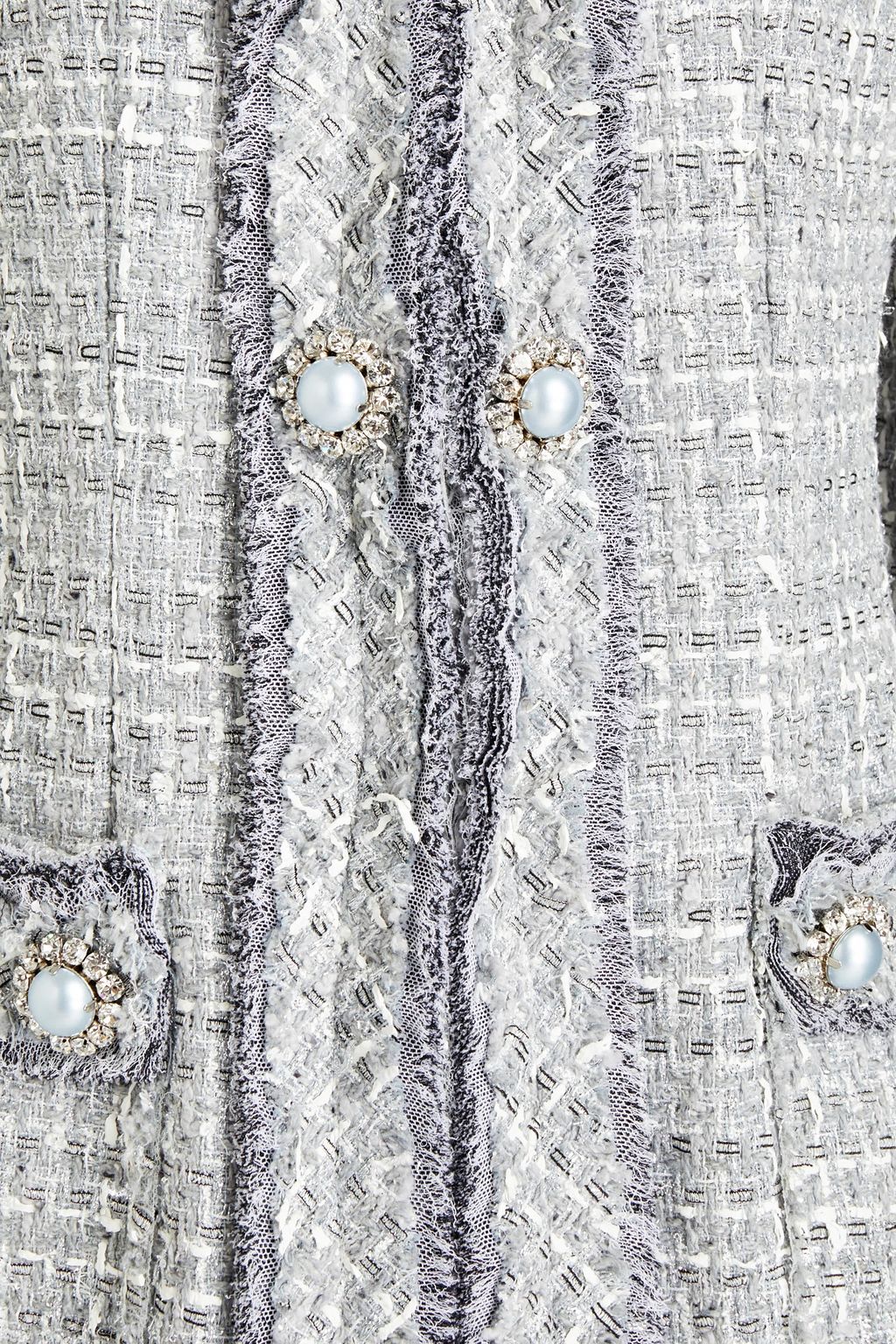 DOLCE&GABBANA Embellished metallic tweed jacket
