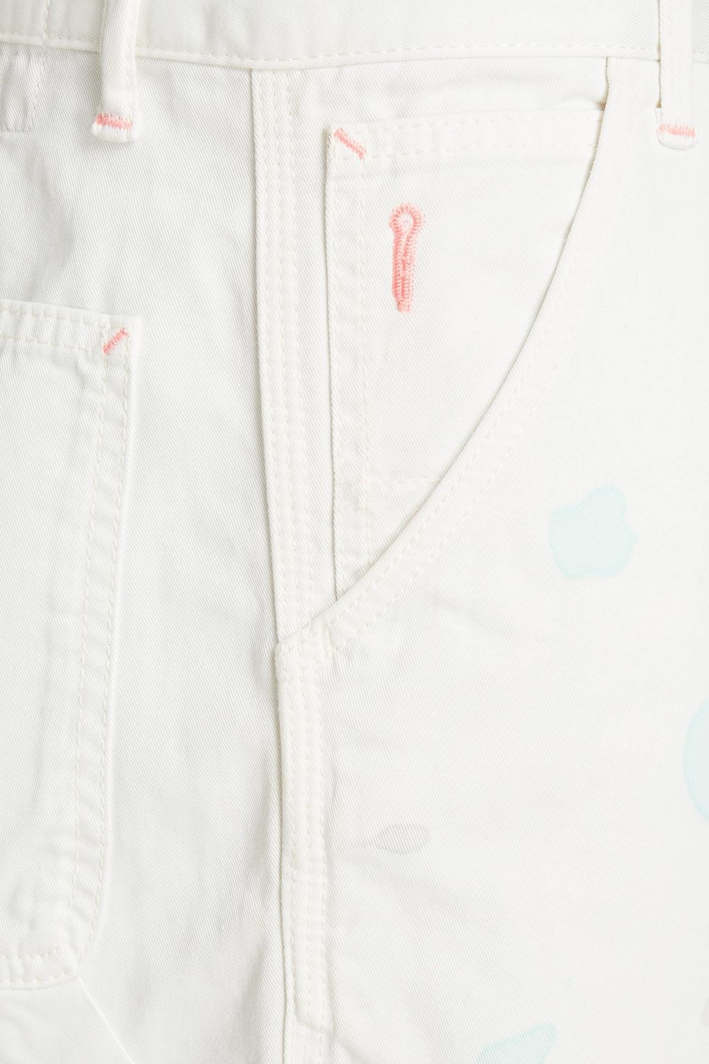 ACNE STUDIOS BLÅ KONST Embroidered painted denim jeans