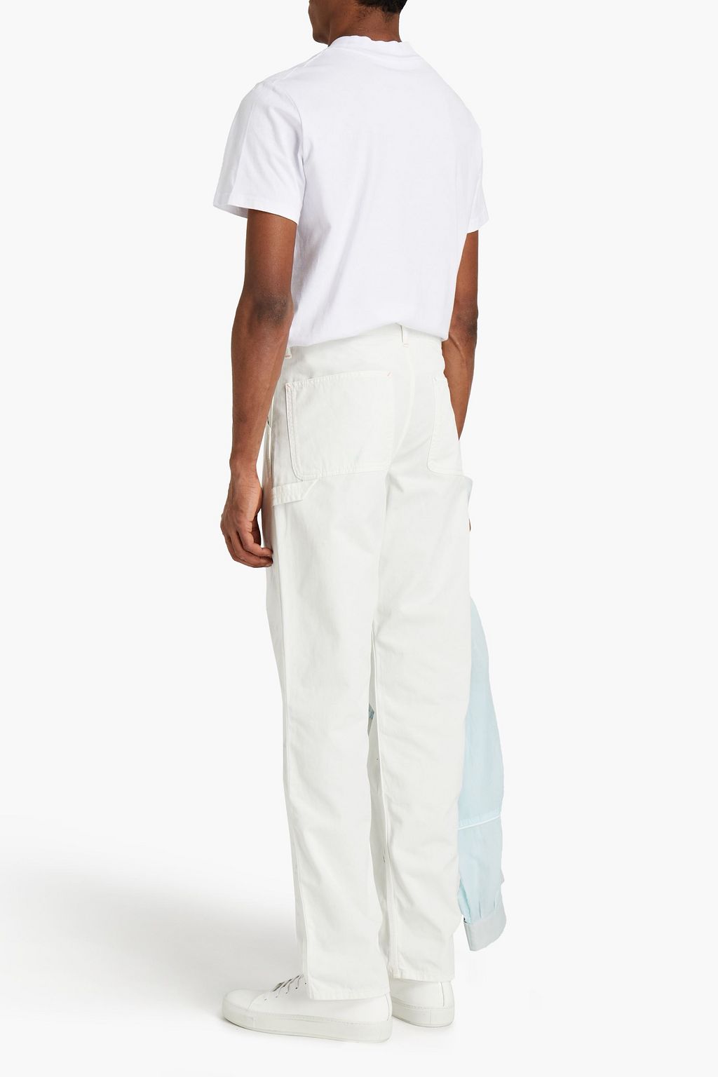ACNE STUDIOS BLÅ KONST Embroidered painted denim jeans