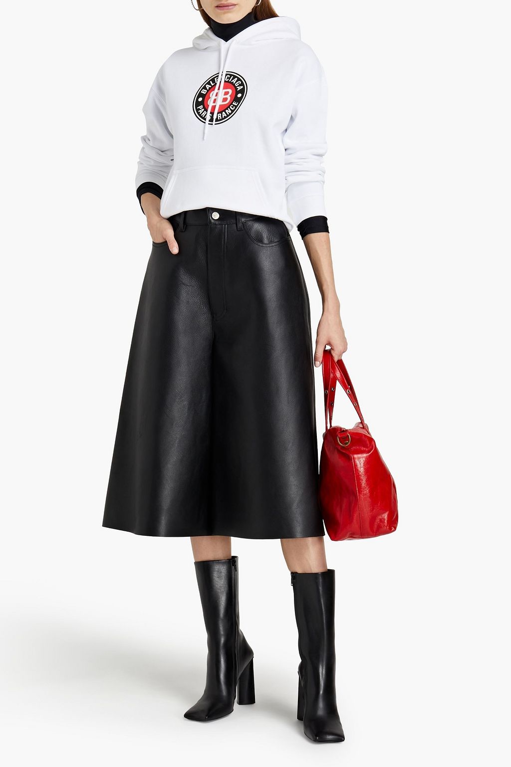 BALENCIAGA Leather culottes