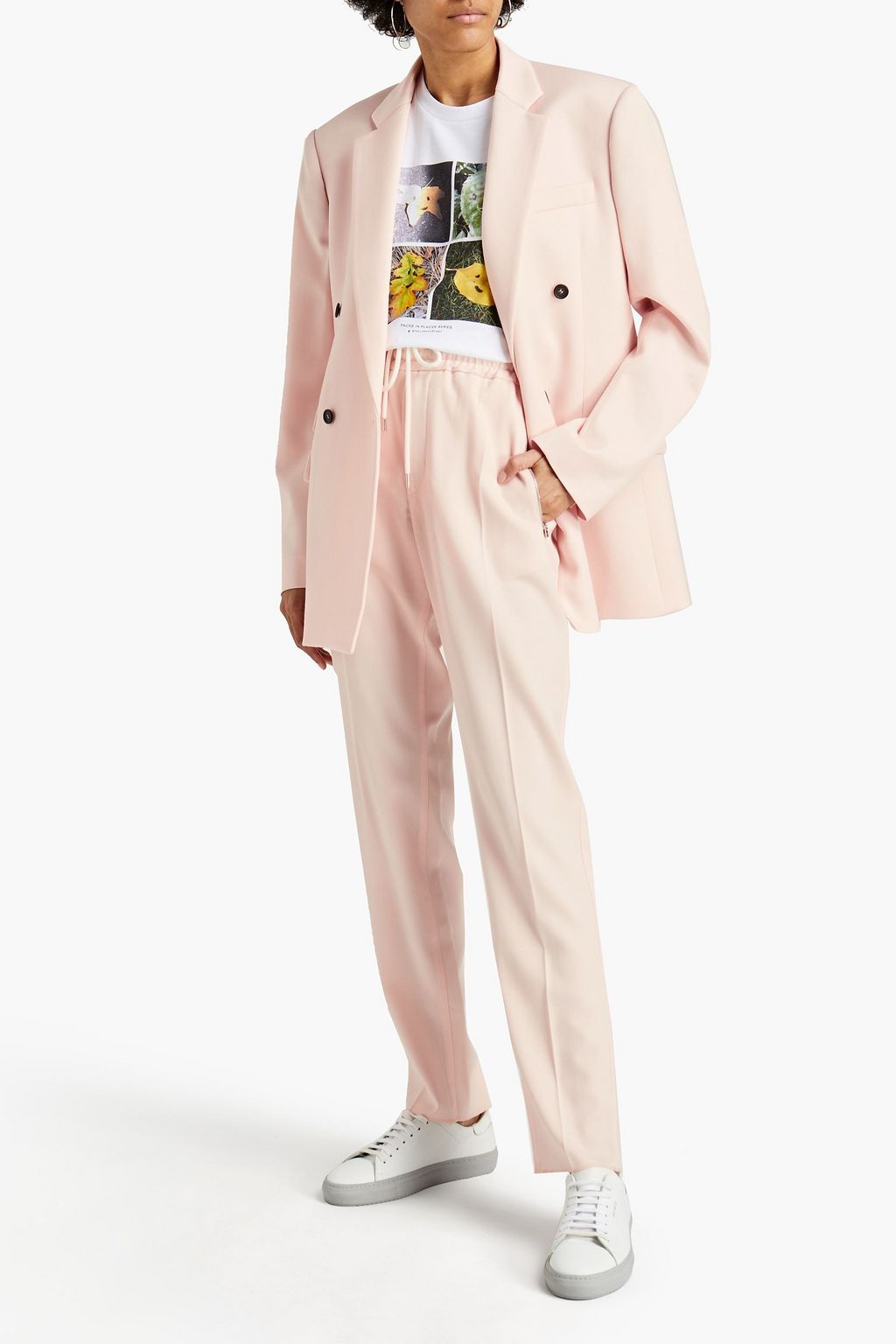 STELLA MCCARTNEY Double-breasted wool blazer