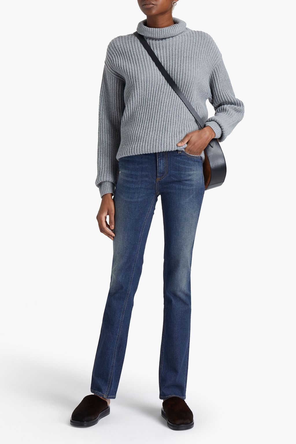 ACNE STUDIOS Mid-rise straight-leg jeans