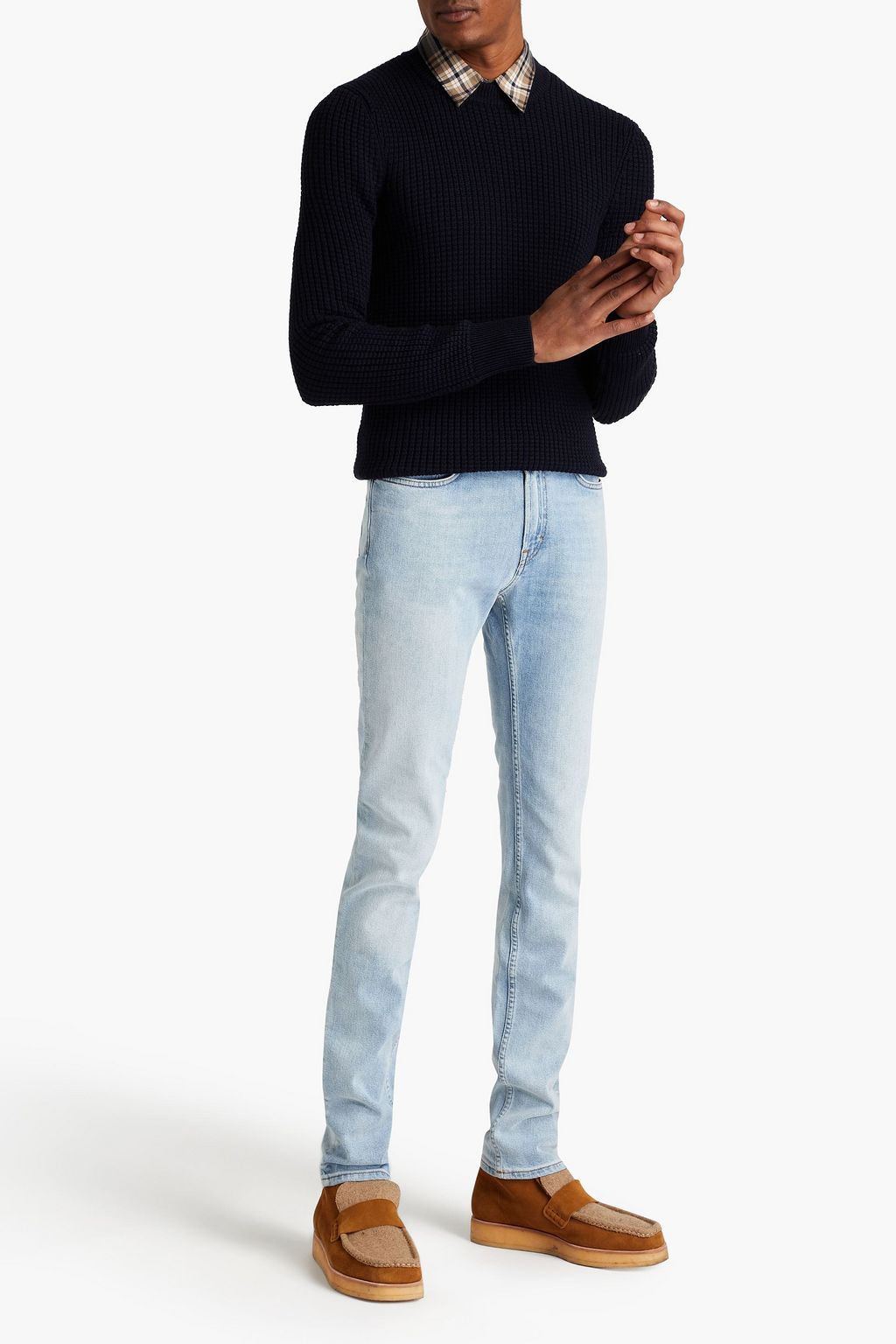 ACNE STUDIOS Slim-fit faded denim jeans