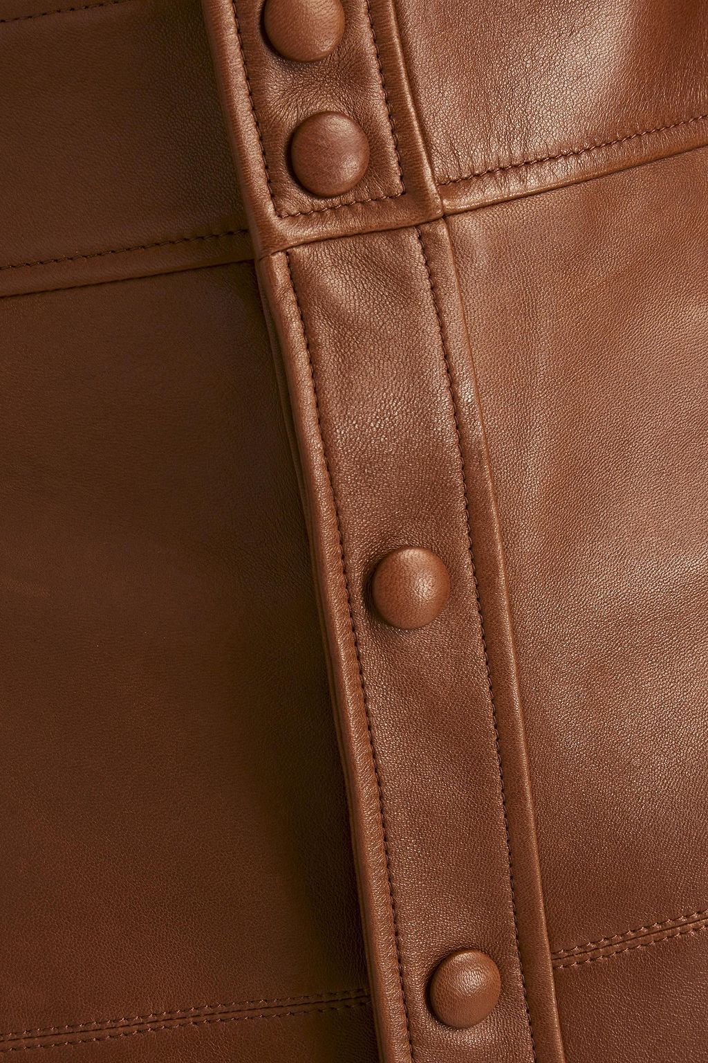 SAINT LAURENT Leather skirt