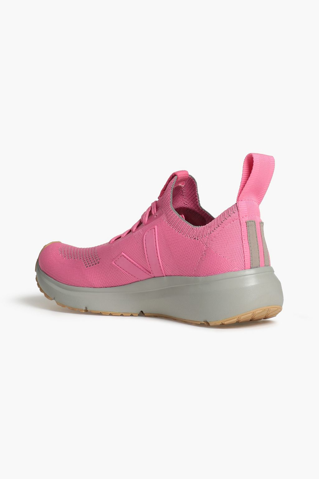 VEJA X RICK OWENS Grosgrain-trimmed stretch-knit sneakers