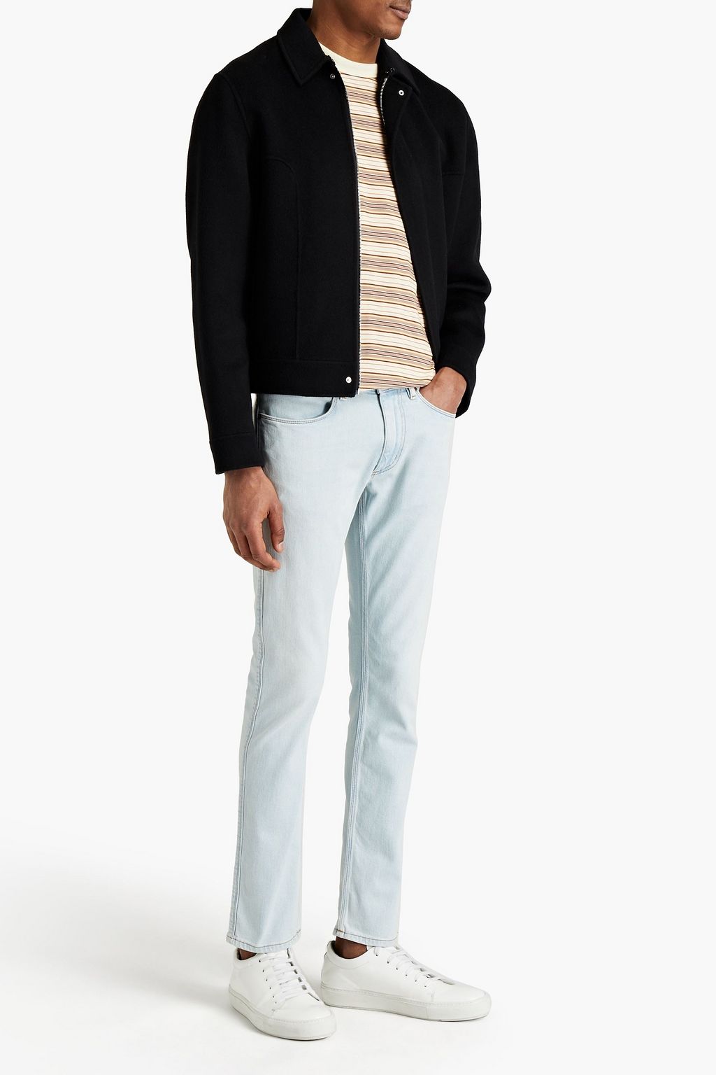 ACNE STUDIOS Slim-fit faded denim jeans