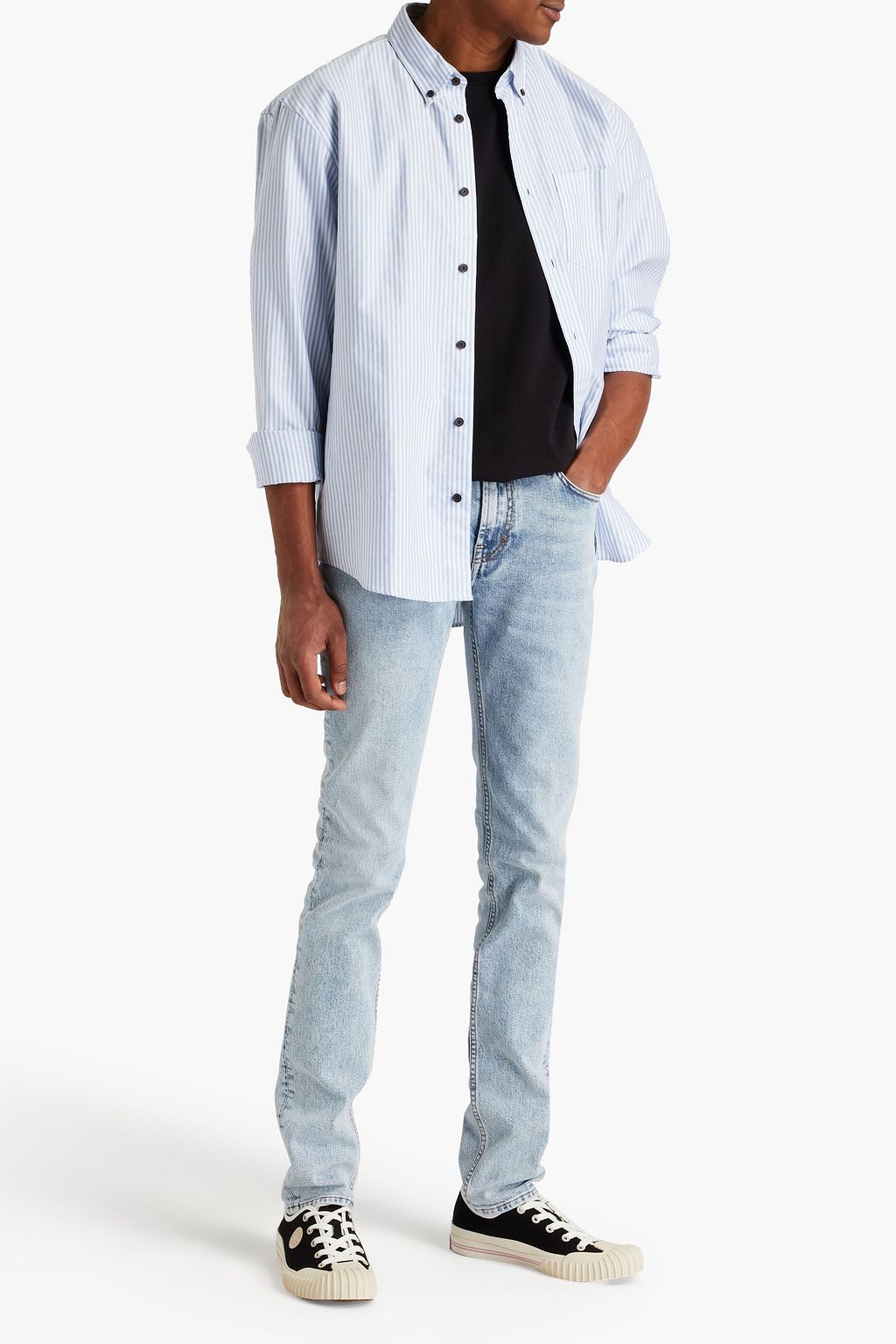 ACNE STUDIOS BLÅ KONST Skinny-fit faded denim jeans