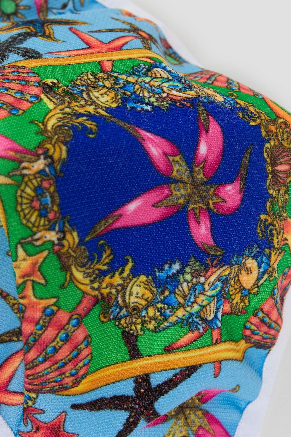 VERSACE Printed woven face mask