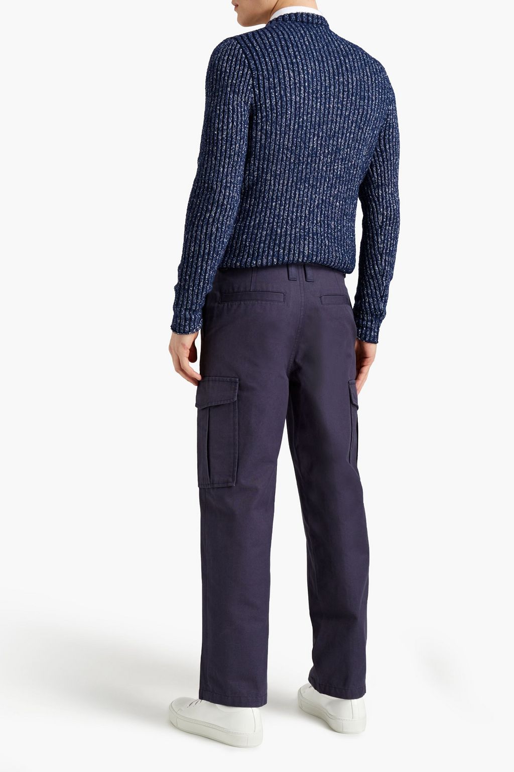 ACNE STUDIOS Slim-fit ribbed bouclé-knit sweater