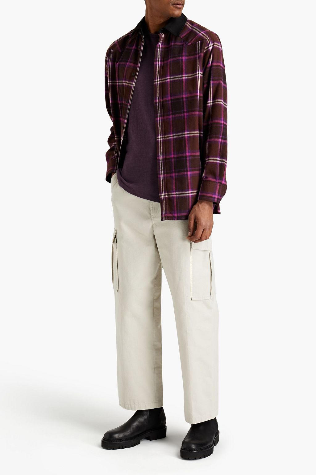 ACNE STUDIOS Checked flannel shirt
