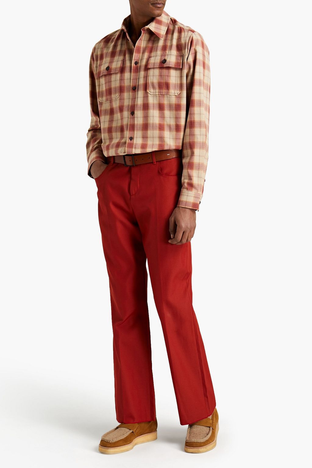 ACNE STUDIOS Checked flannel shirt