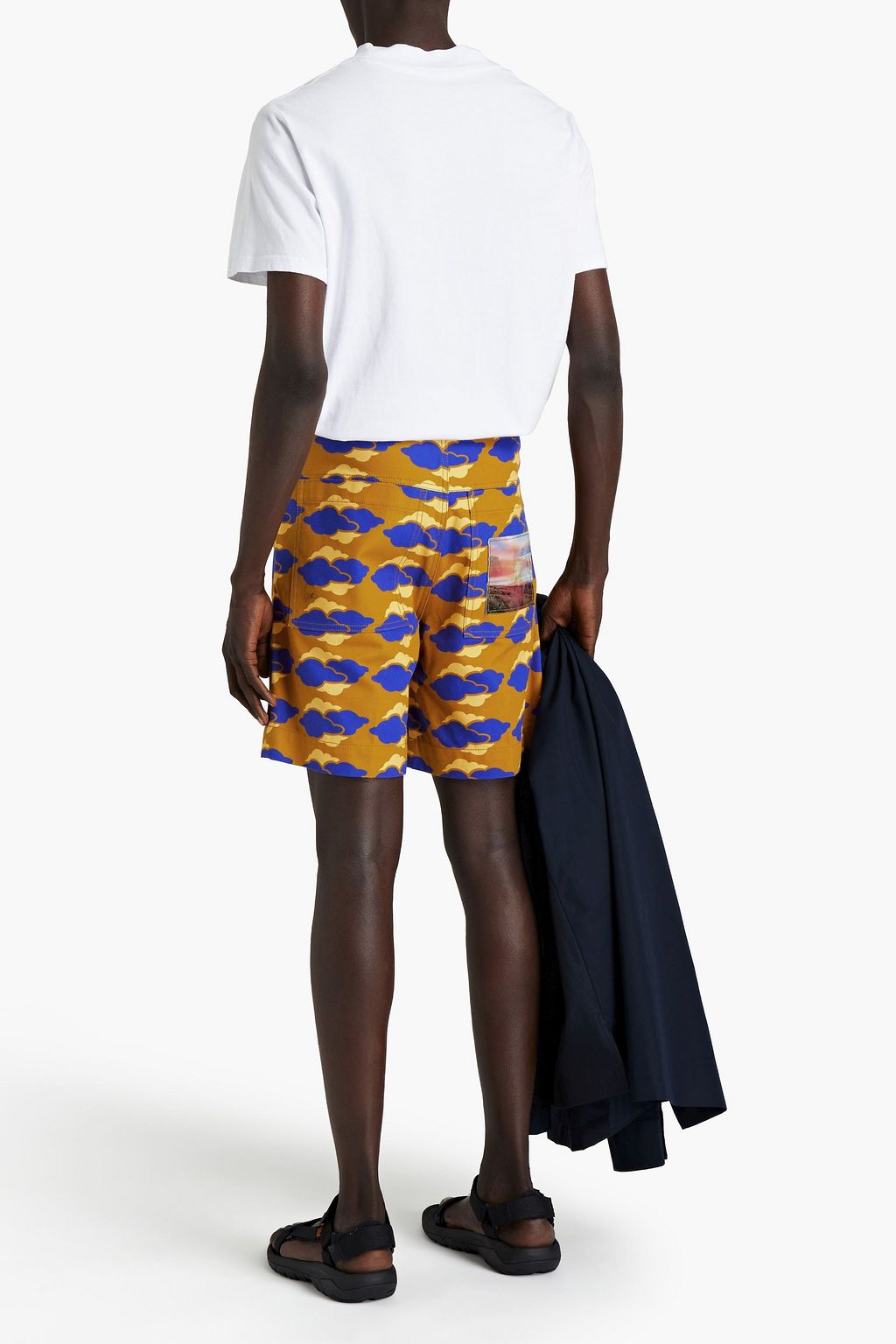 ACNE STUDIOS BLÅ KONST プリントコットンキャンバス ショートパンツ