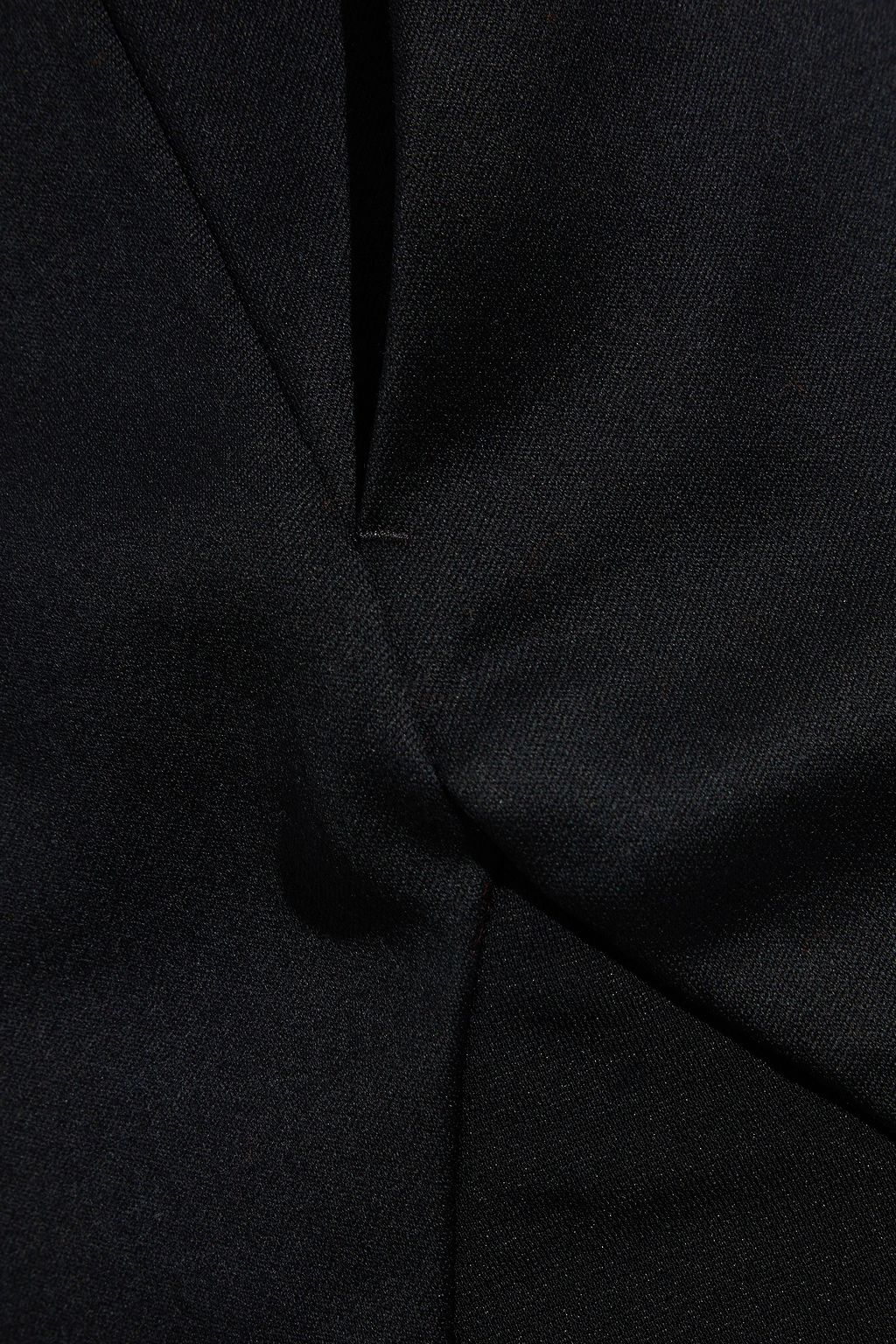 ALTUZARRA Ponte-paneled wool-crepe skirt