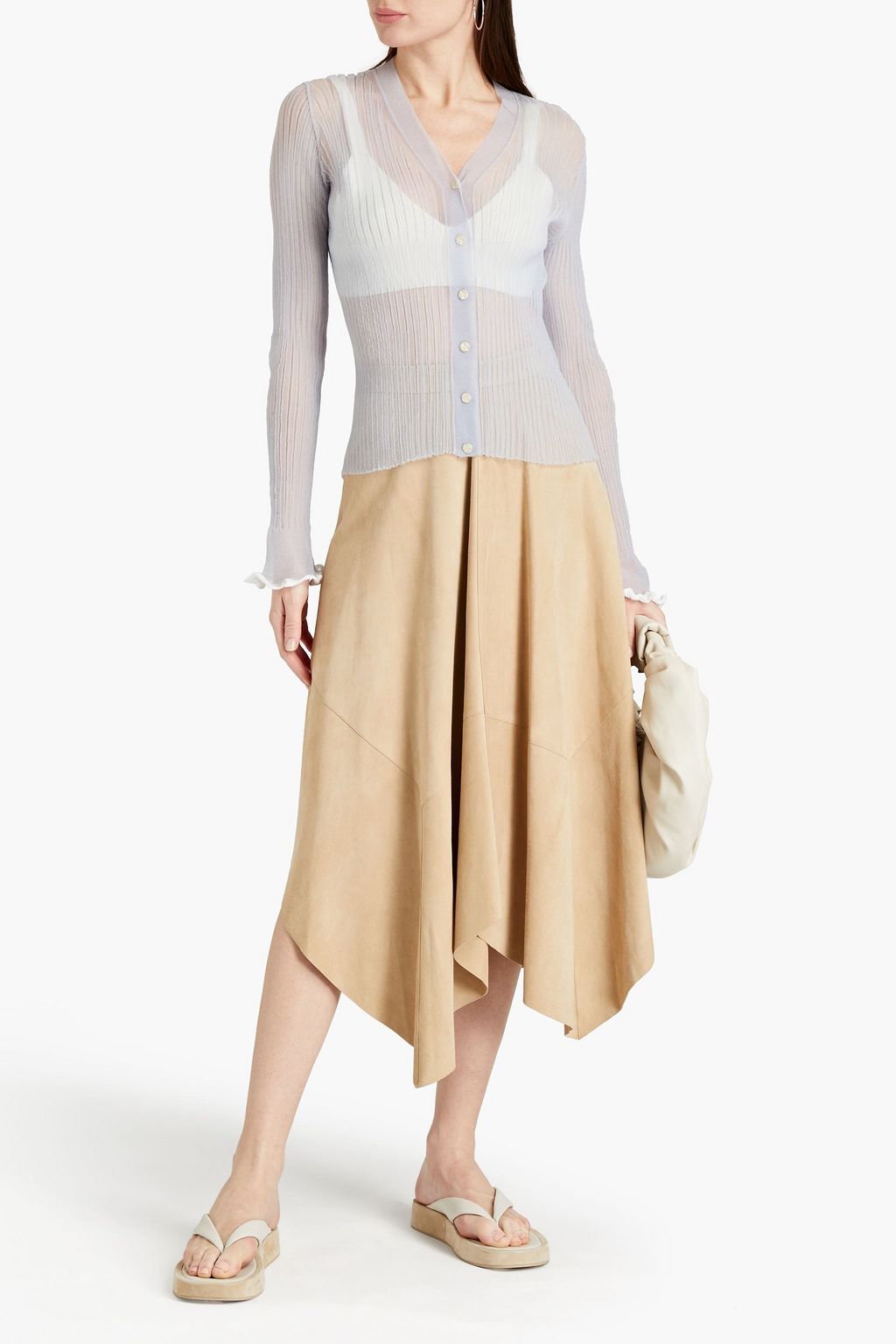 ACNE STUDIOS Ribbed-knit cardigan