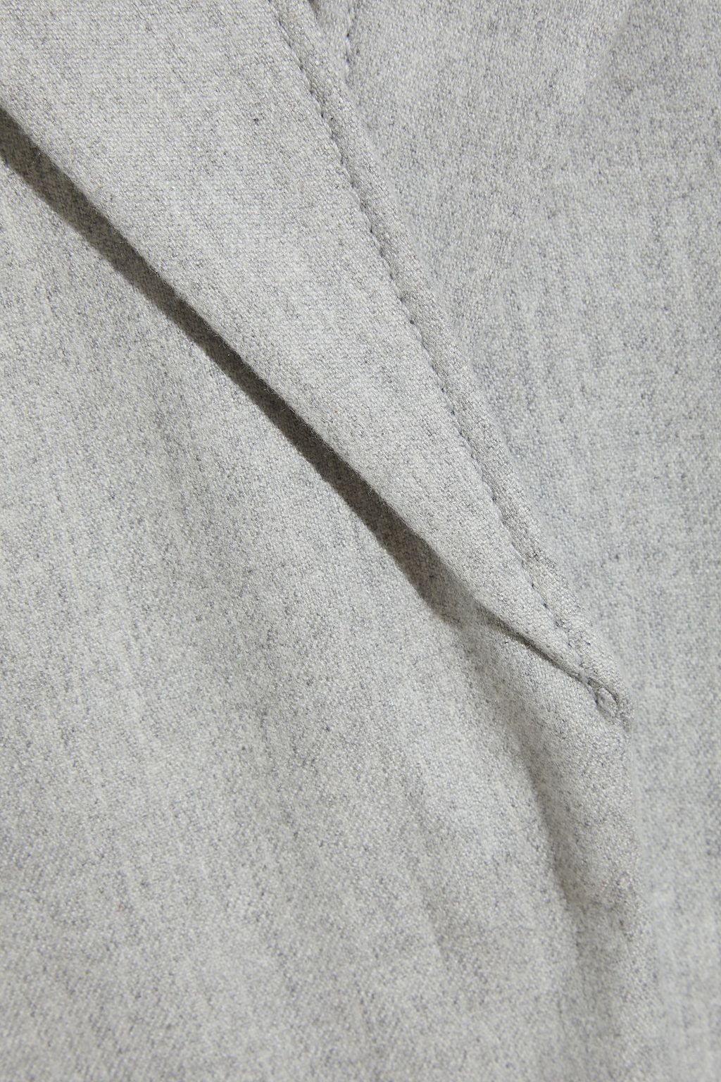 ALTUZARRA Pintucked mélange stretch-crepe blazer