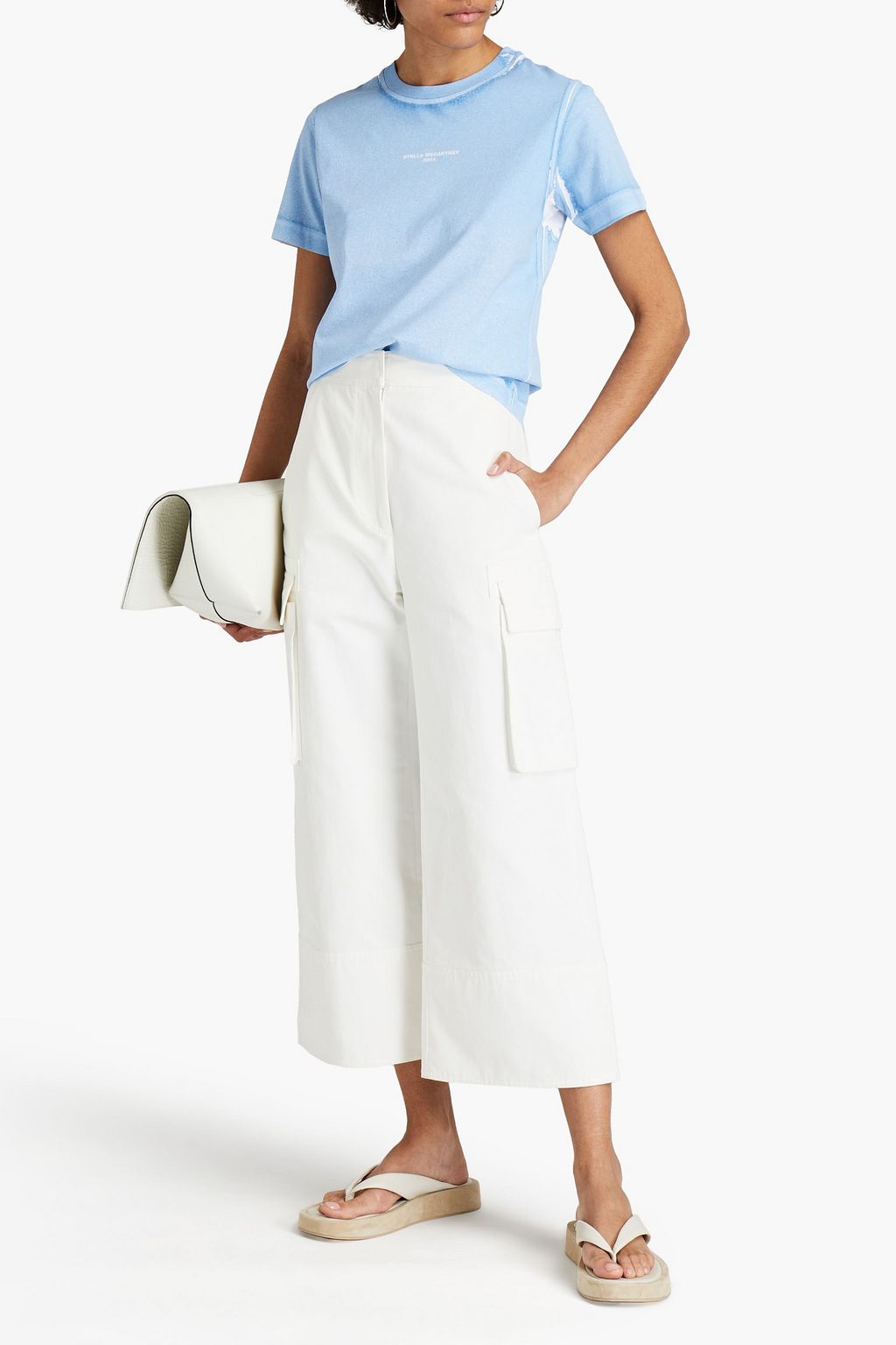 STELLA MCCARTNEY Printed cotton-jersey T-shirt