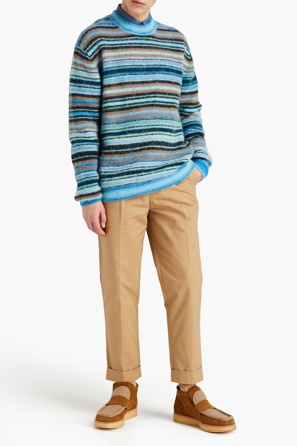 Acne Studios Man Striped Knitted Jumper