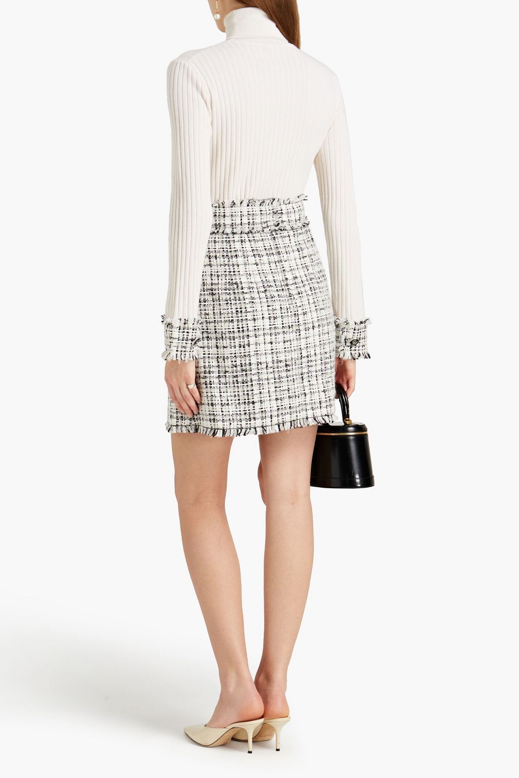 DOLCE&GABBANA Tweed mini skirt