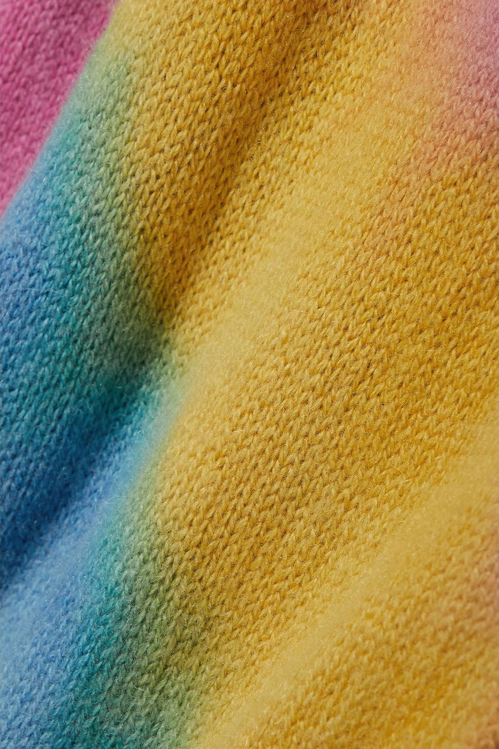 THE ELDER STATESMAN Hi-Fi Cardigan aus Kaschmir mit Batikmuster