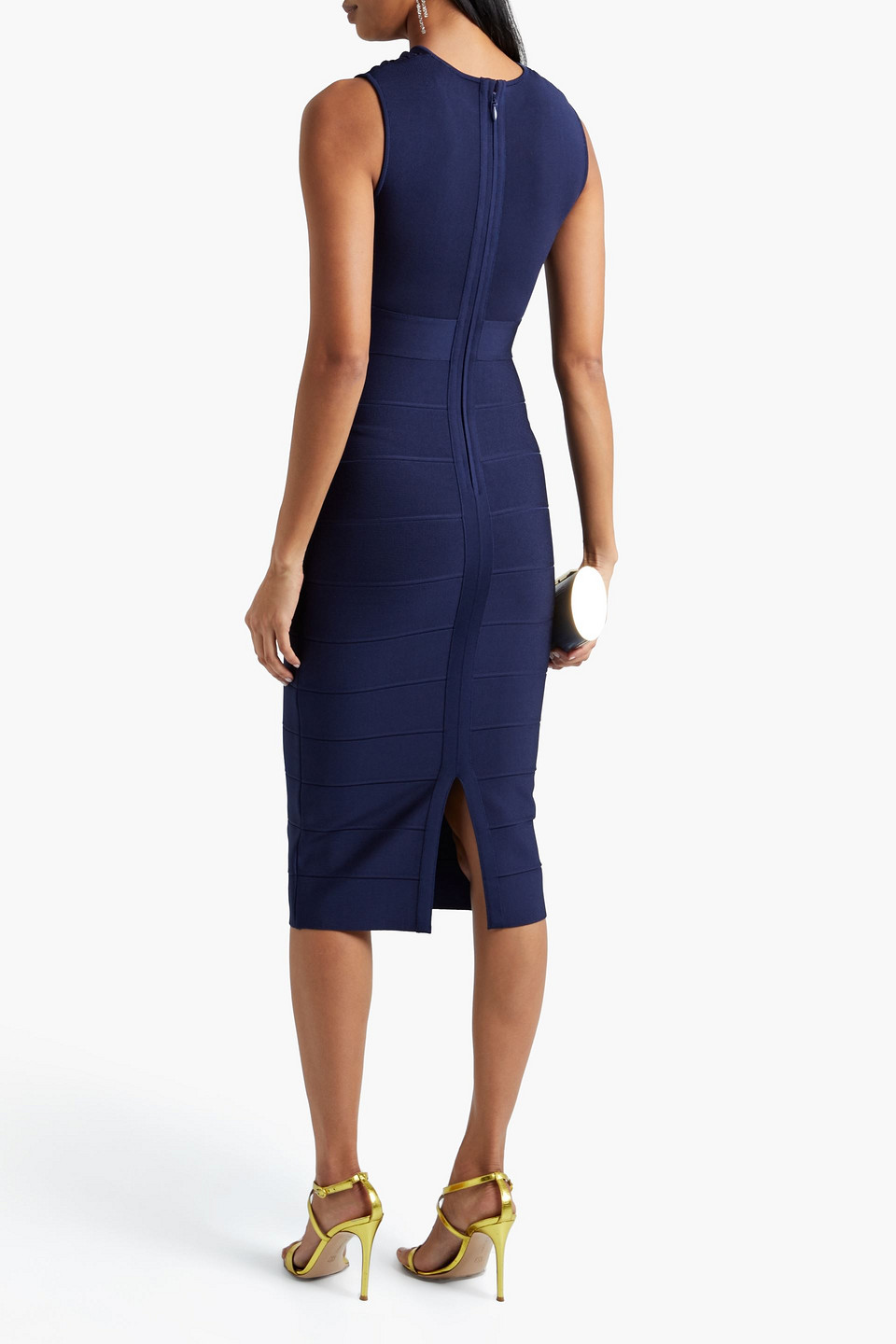  Hervé Léger - Kleid Aus Bandage - Blau - Xxs 