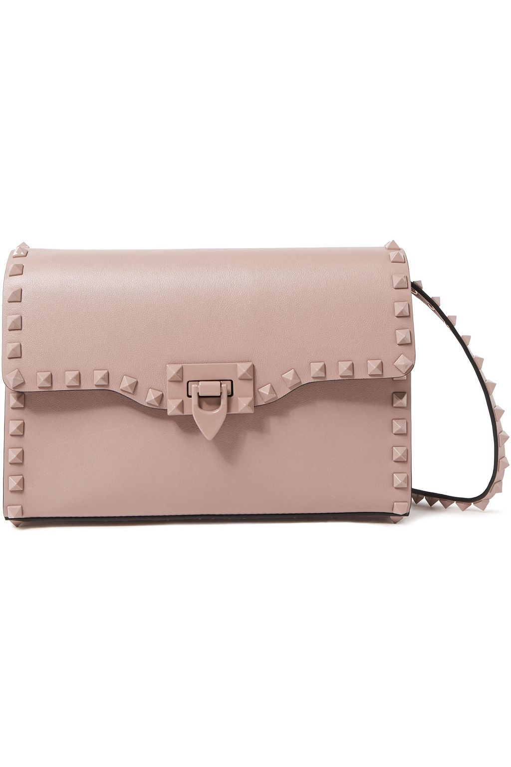 valentino studded leather shoulder bag