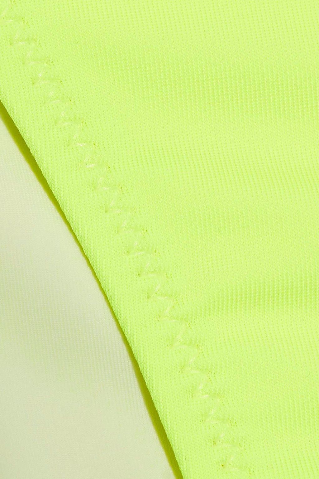 SOLID & STRIPED Neon low-rise bikini briefs