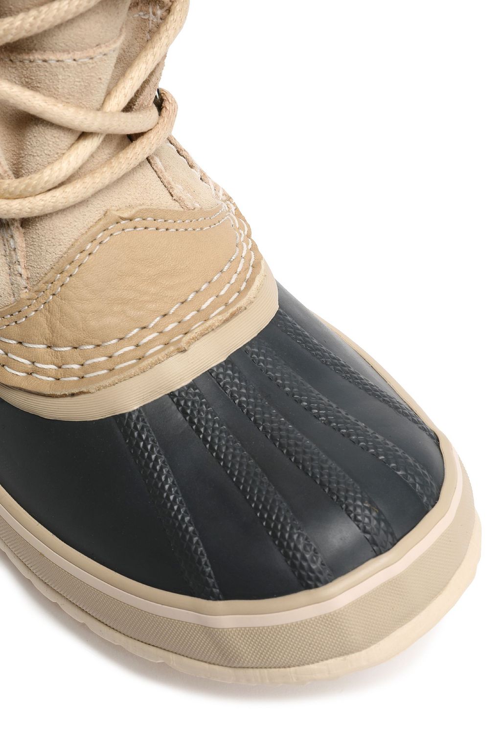 SOREL Faux fur-trimmed suede ankle boots