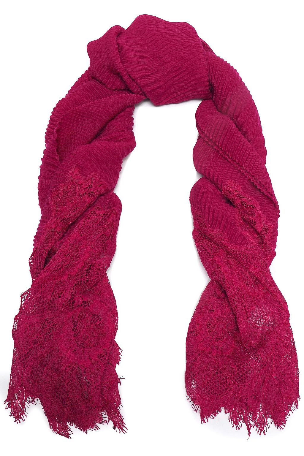 magenta cashmere scarf