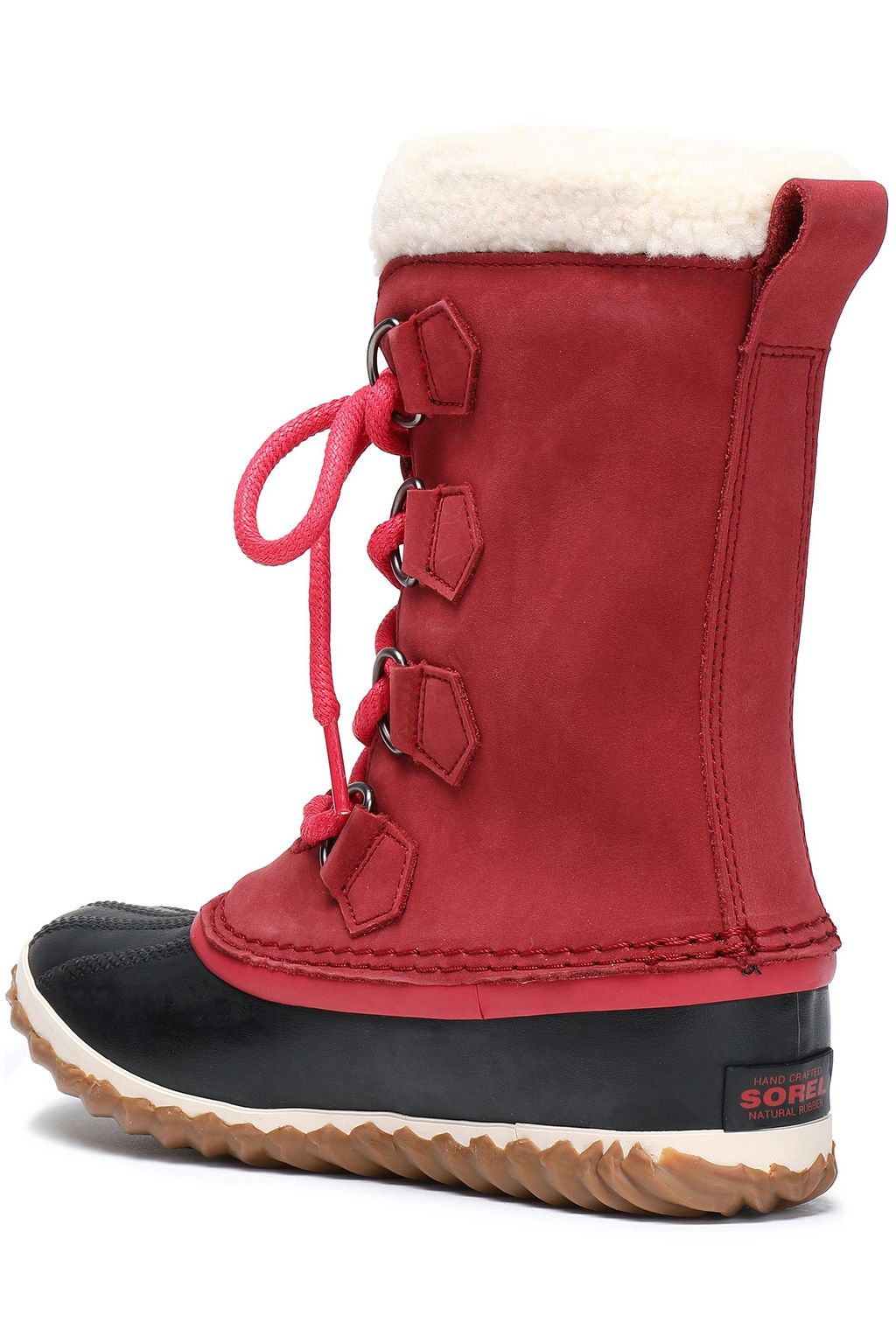 burgundy sorel boots
