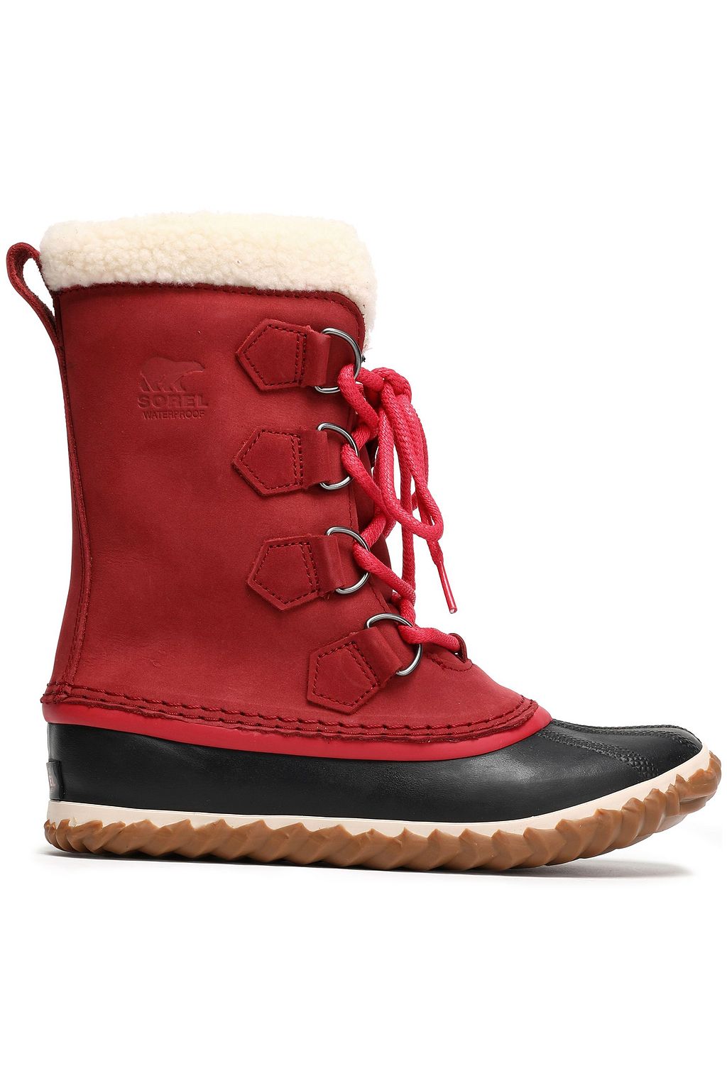 burgundy sorel boots