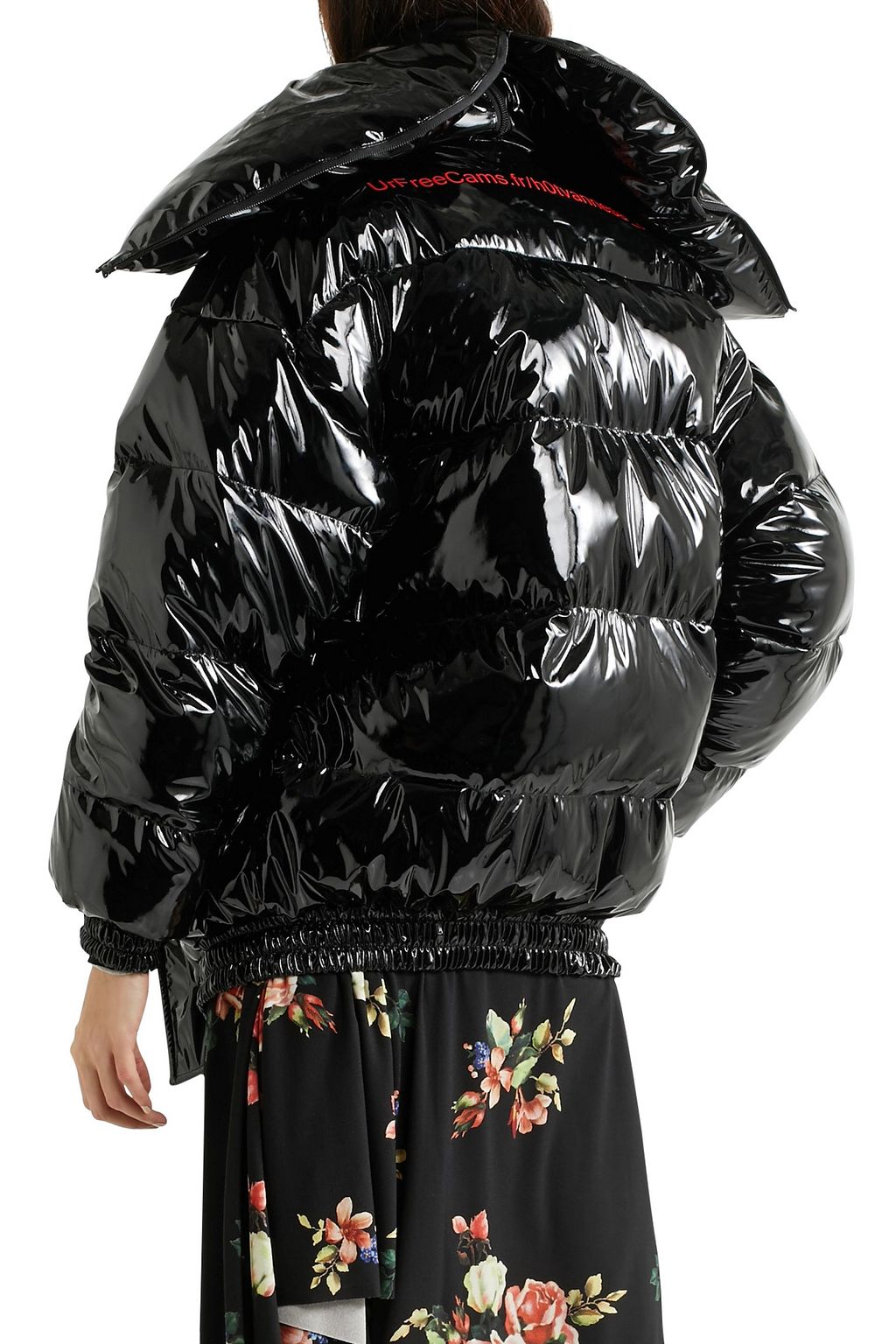 VETEMENTS Quilted coated down jacket