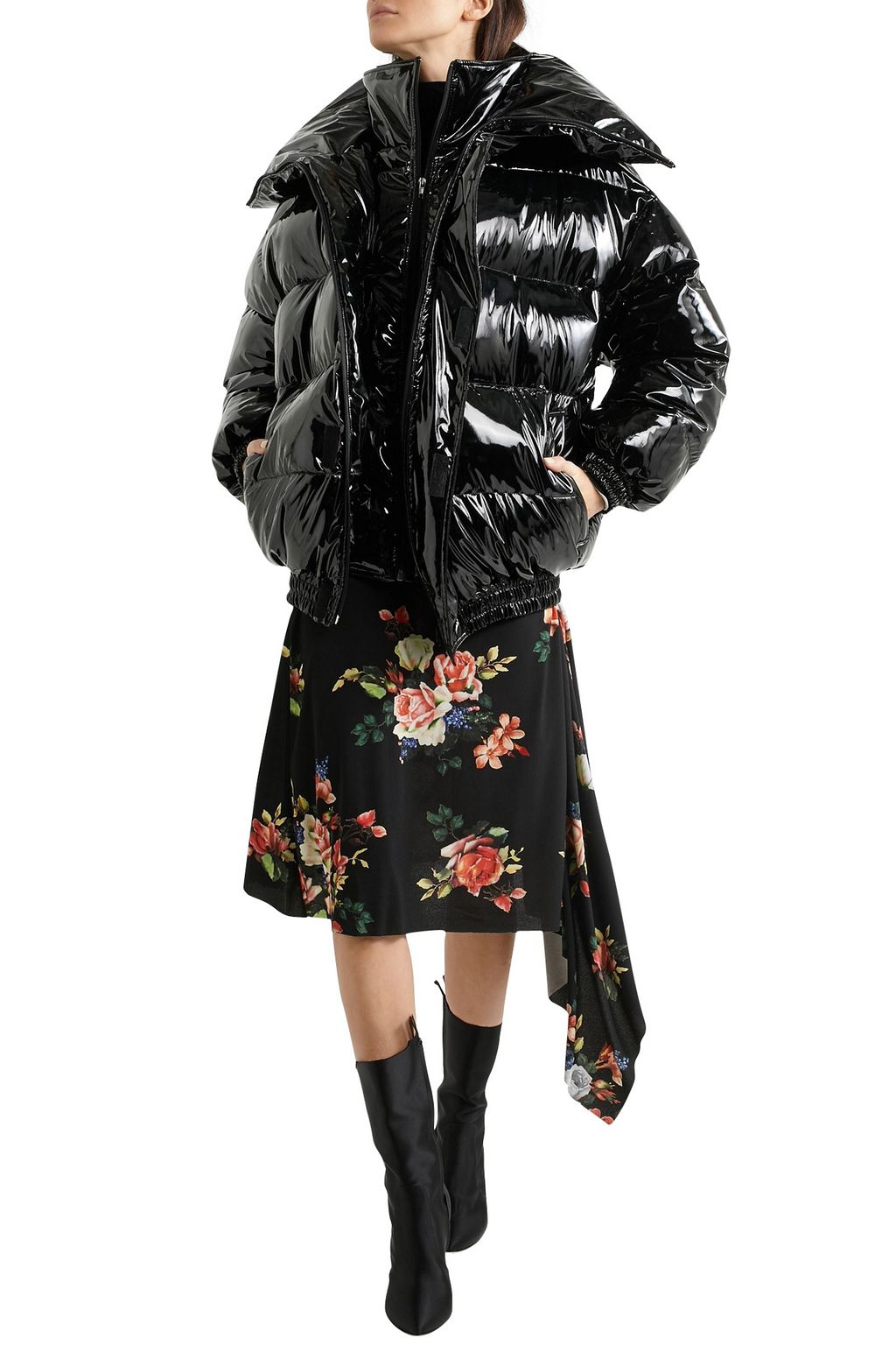 VETEMENTS Quilted coated down jacket