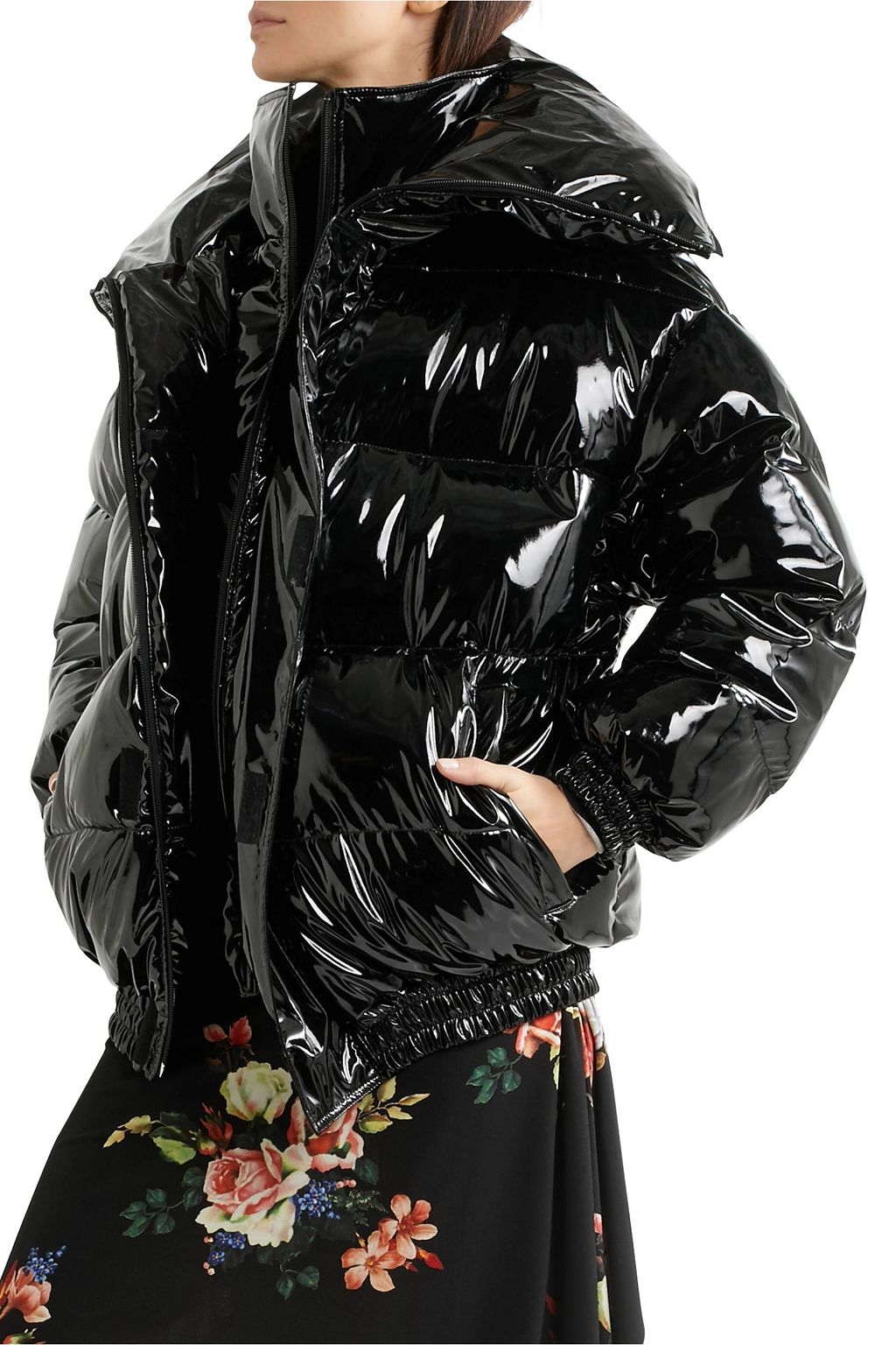 VETEMENTS Quilted coated down jacket
