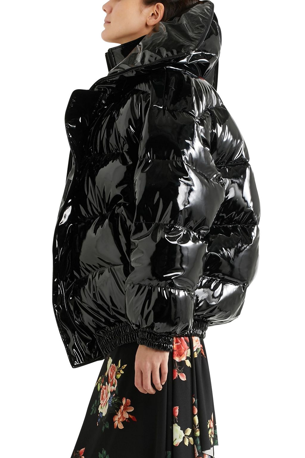 VETEMENTS Quilted coated down jacket