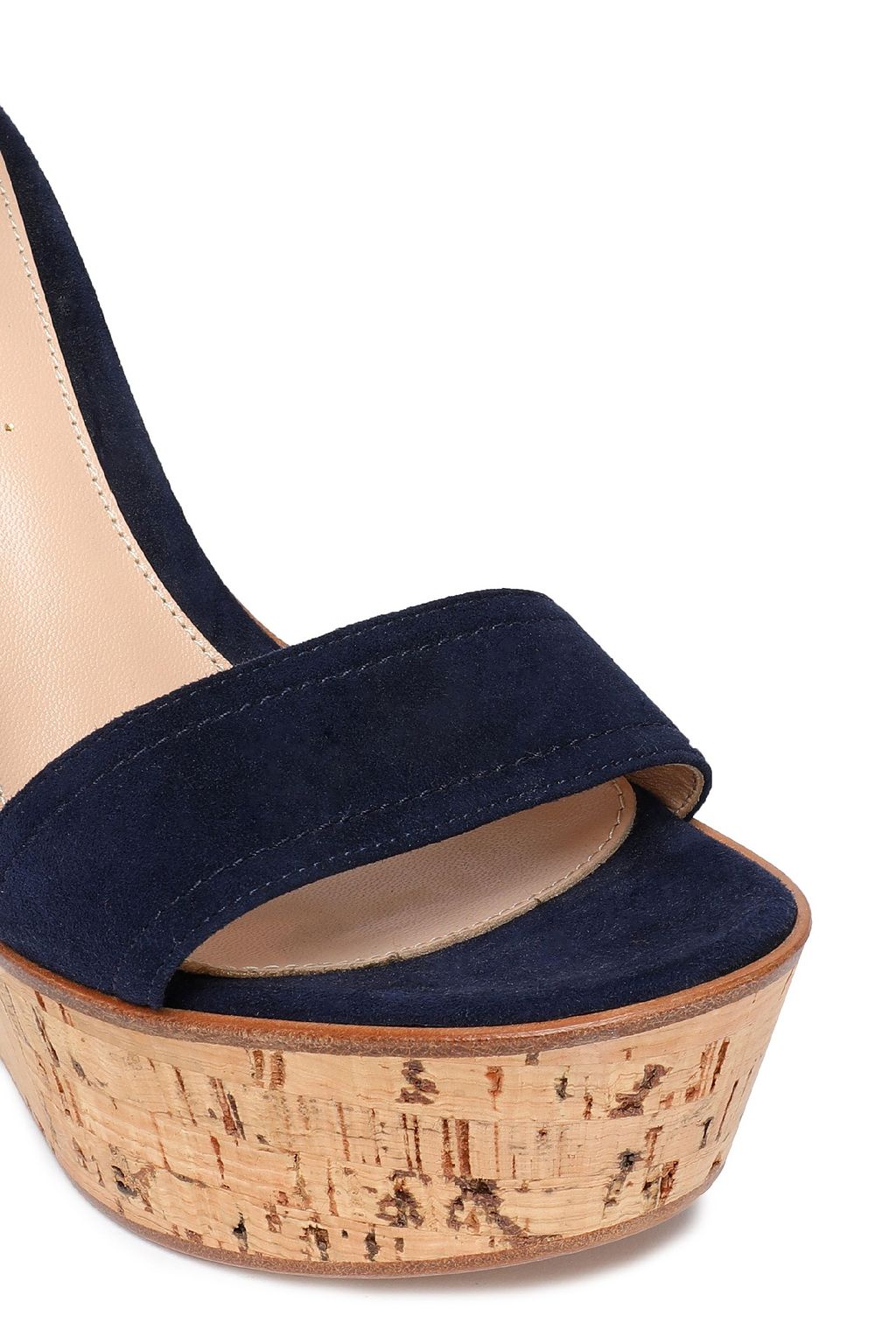 GIANVITO ROSSI Suede wedge sandals