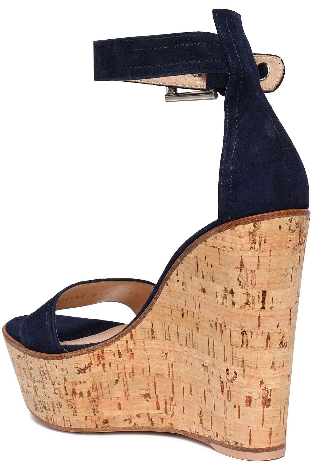 GIANVITO ROSSI Suede wedge sandals