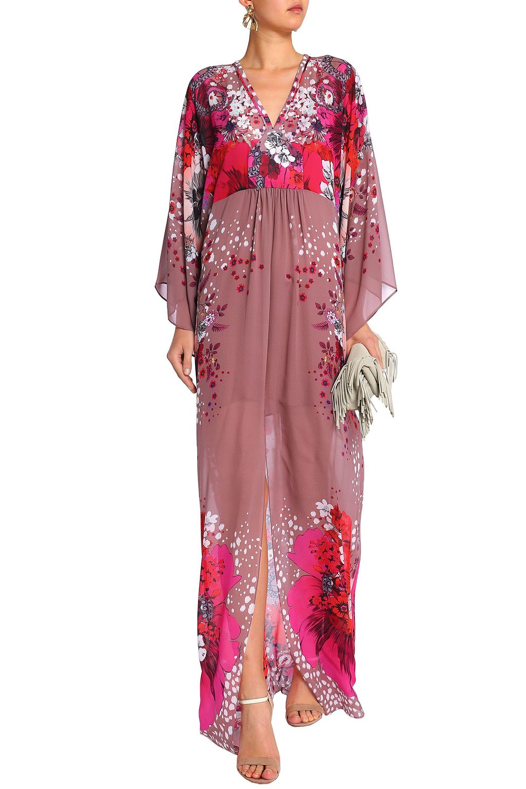 chiffon caftan