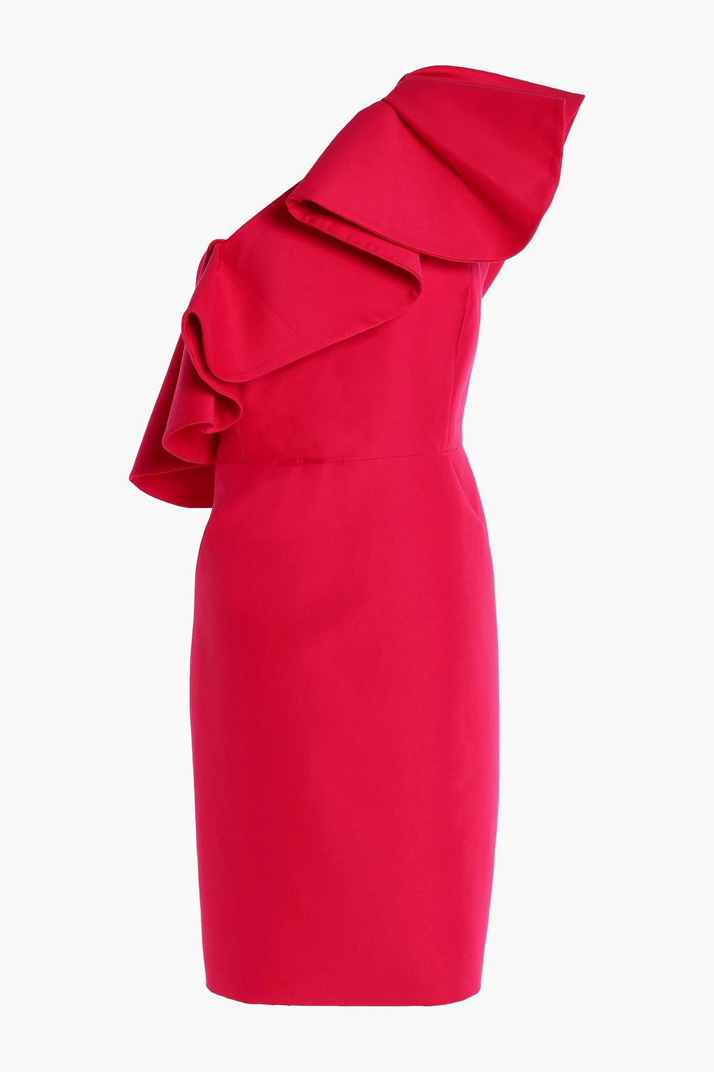 Red One Shoulder Ruffled Cotton And Silk Blend Dress Sale Up To 70 Off The Outnet Halston The Outnet Red One Shoulder Ruffled Cotton And Silk Blend Dress Sale Up To 70 Off The Outnet Halston The Outnet