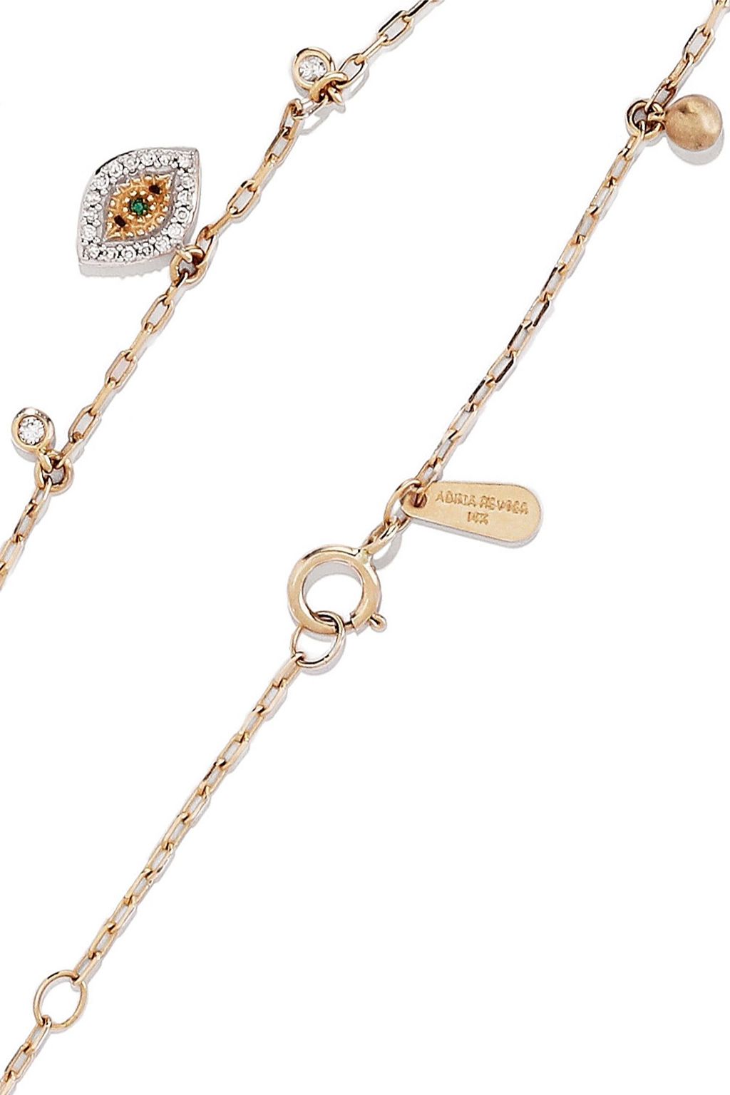 ADINA REYTER 14-karat gold diamond bracelet